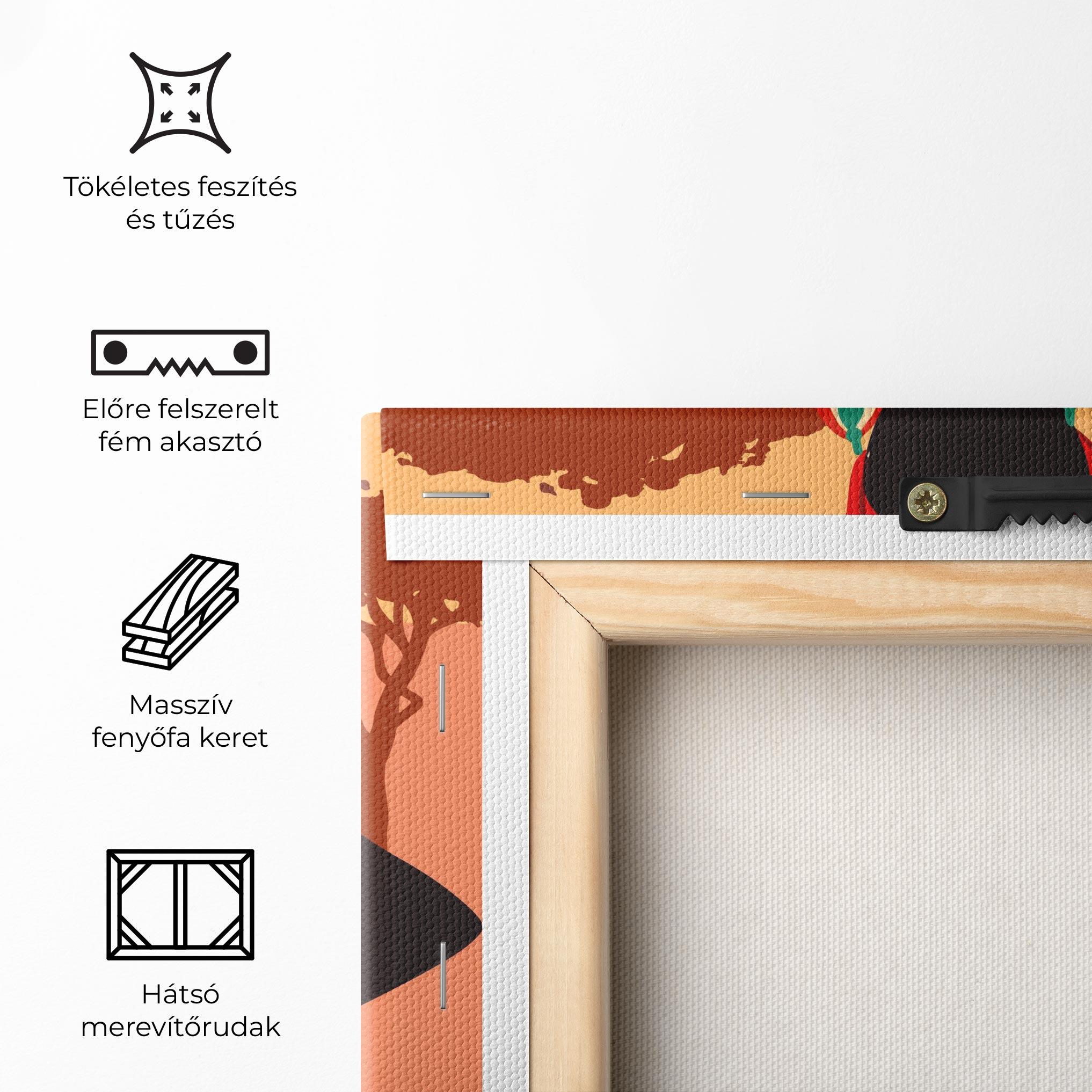 Vászonkép Ethnic African Color mockup 5