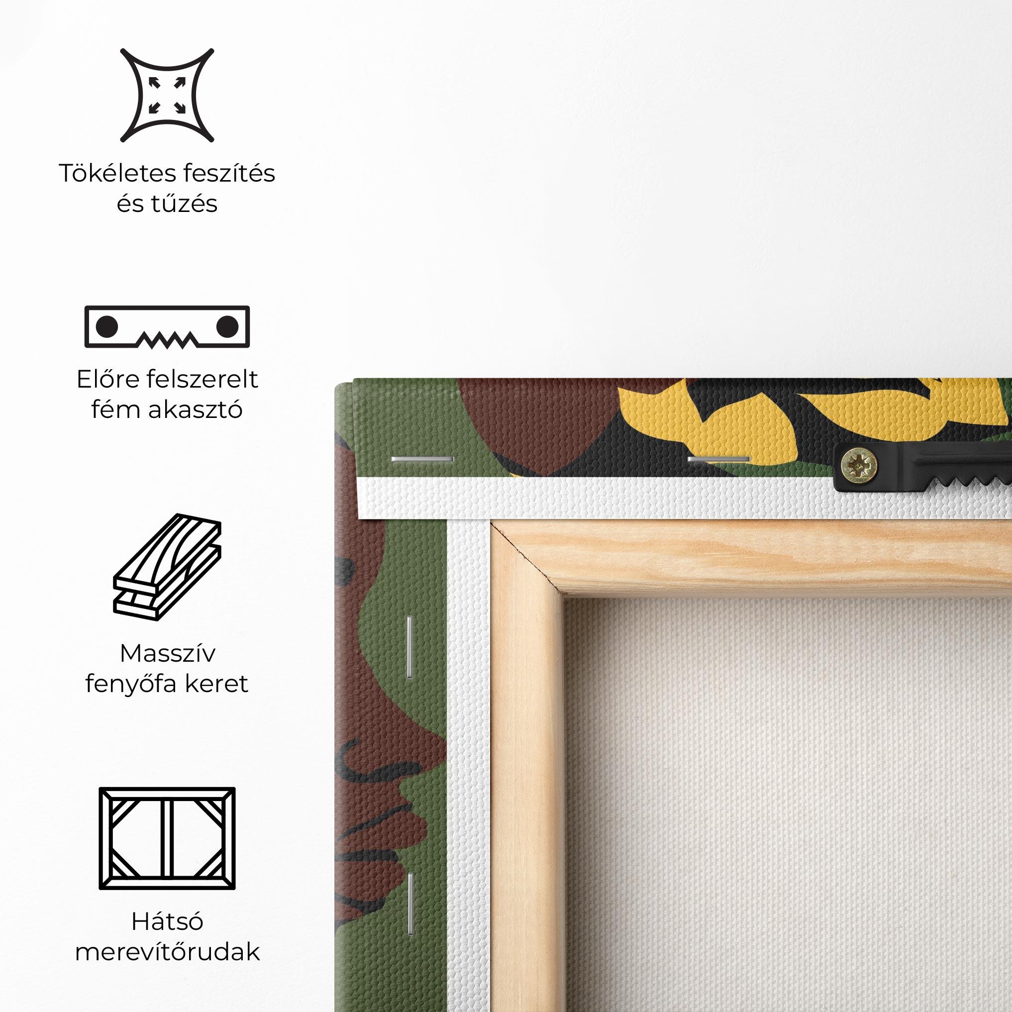 Vászonkép Yellow Leaf Africa mockup 5