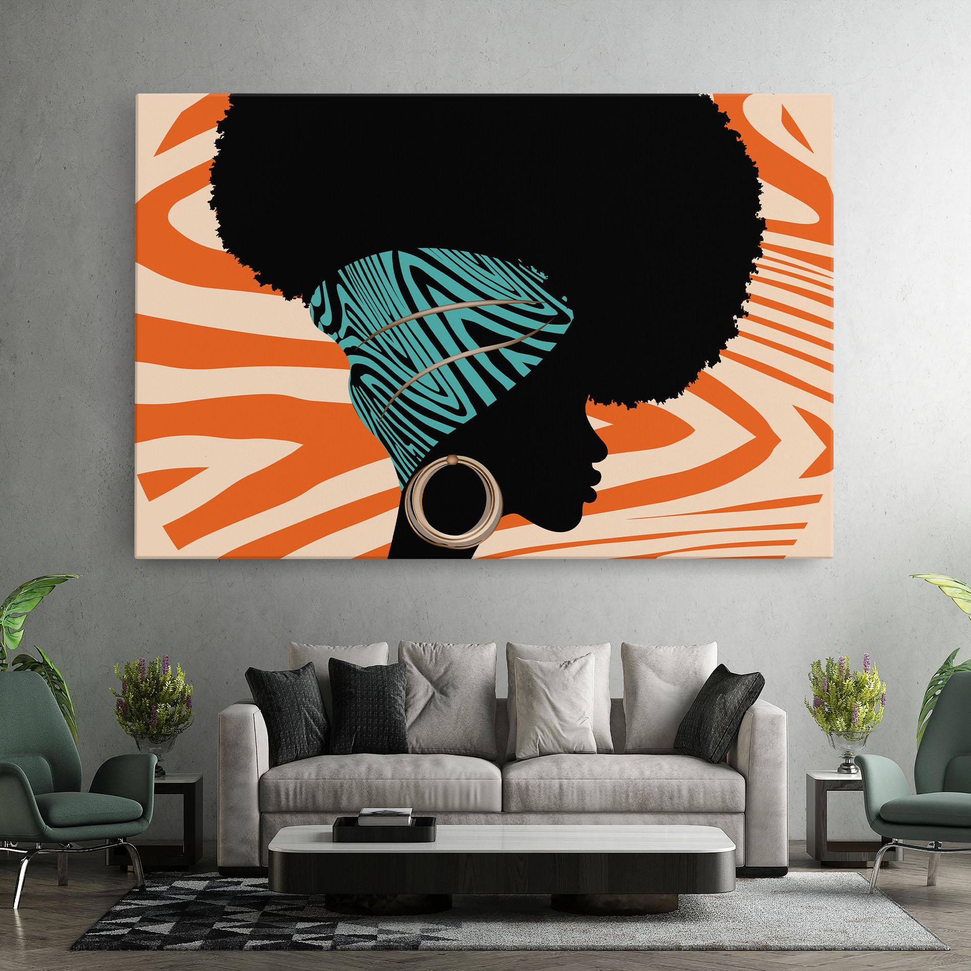 Vászonkép African Bandana mockup 7