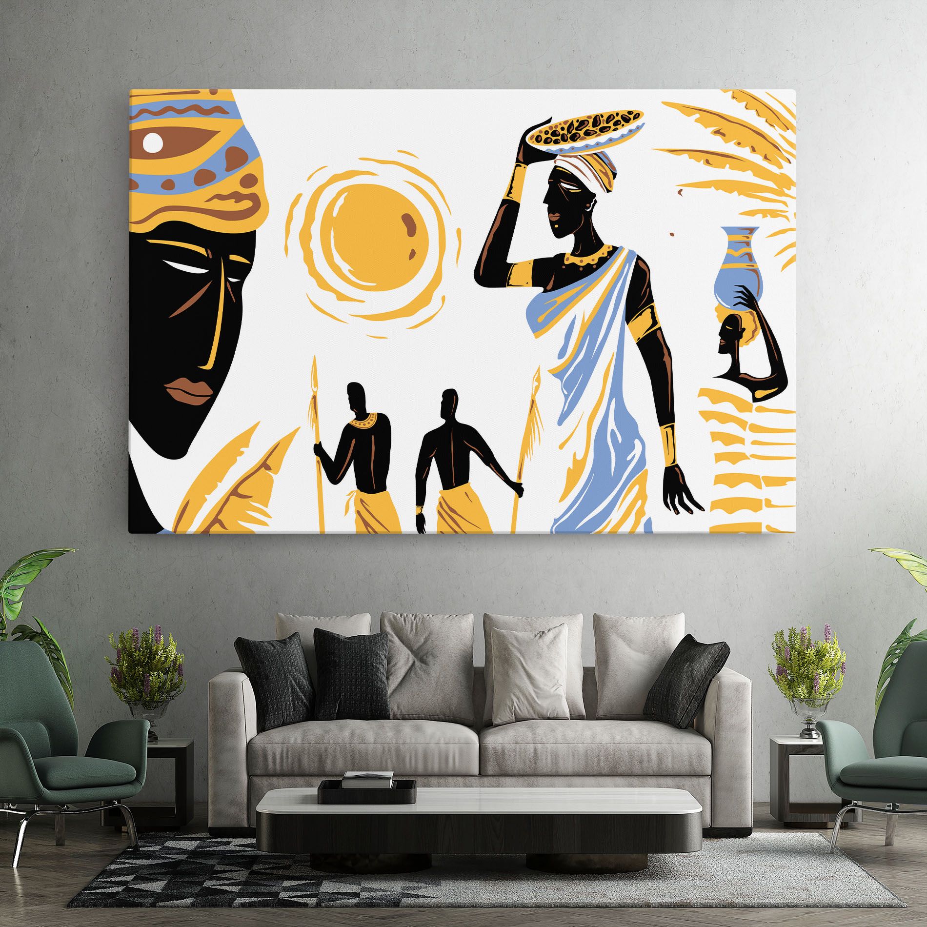 African Drawing mockup 7