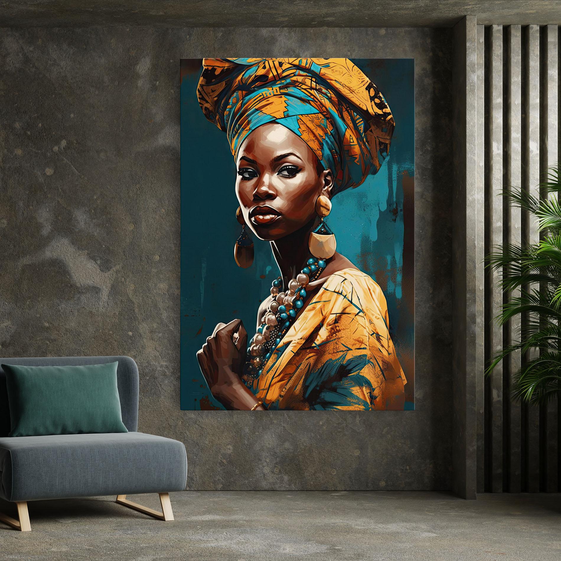 Vászonkép Azure Chic Woman mockup 7