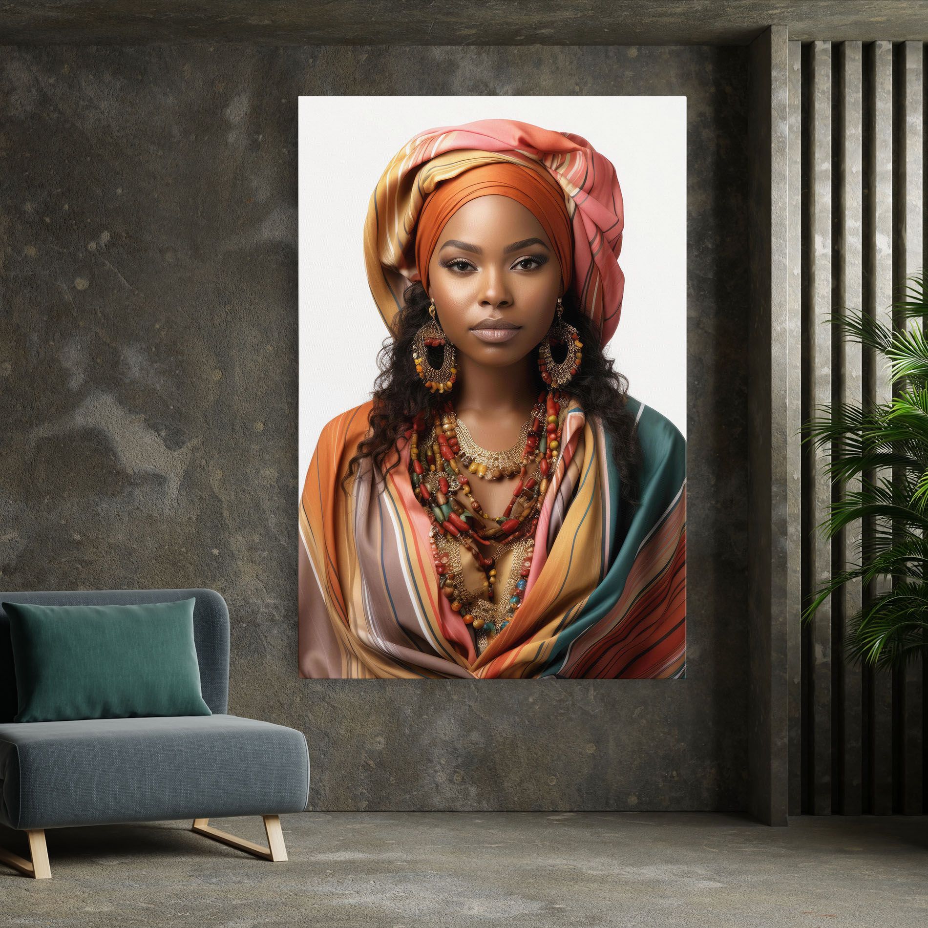 East African Woman mockup 7