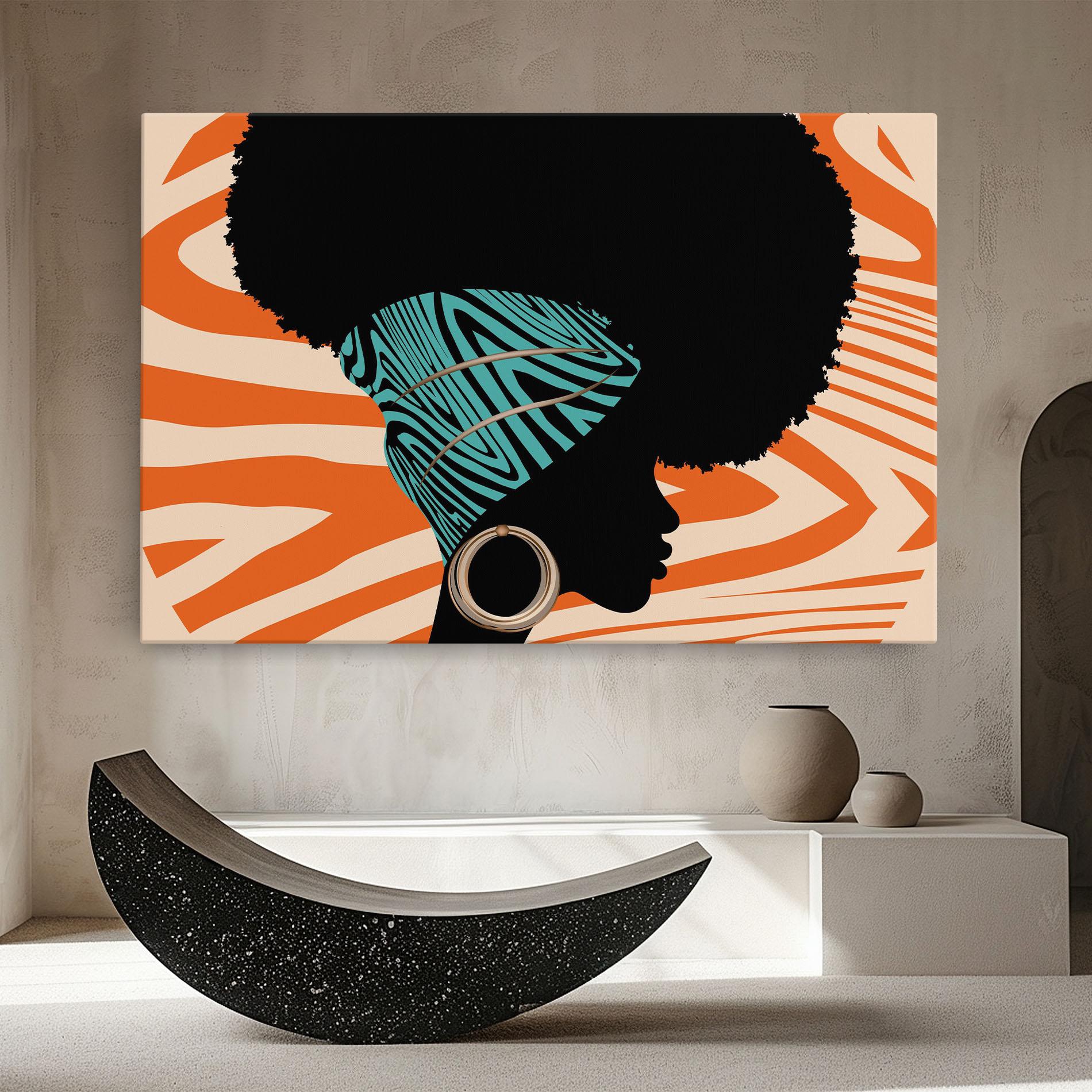 Vászonkép African Bandana mockup 8