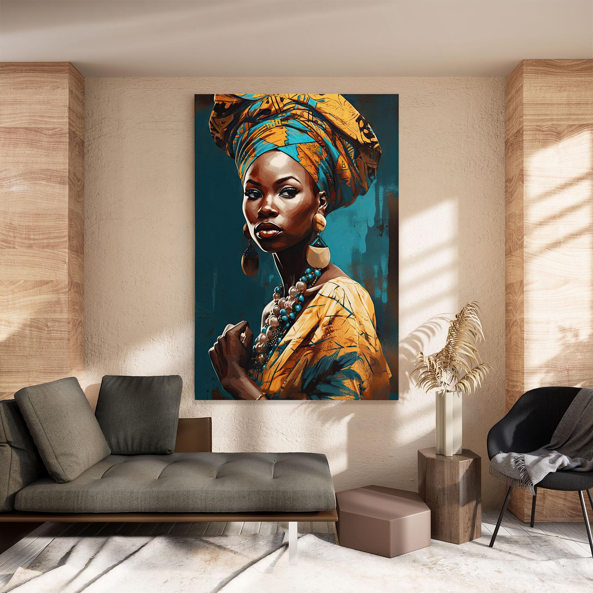 Vászonkép Azure Chic Woman mockup 8