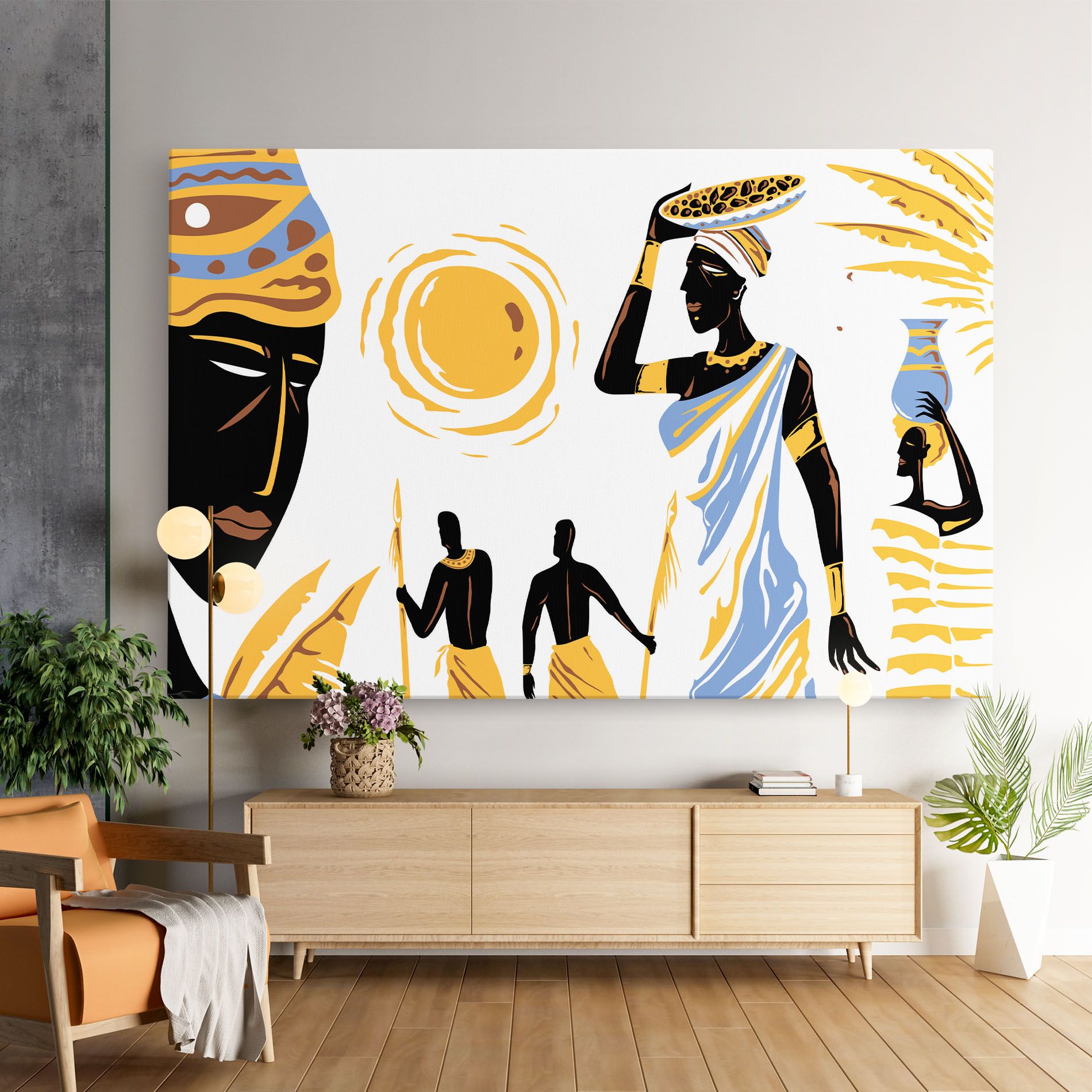 African Drawing mockup 9