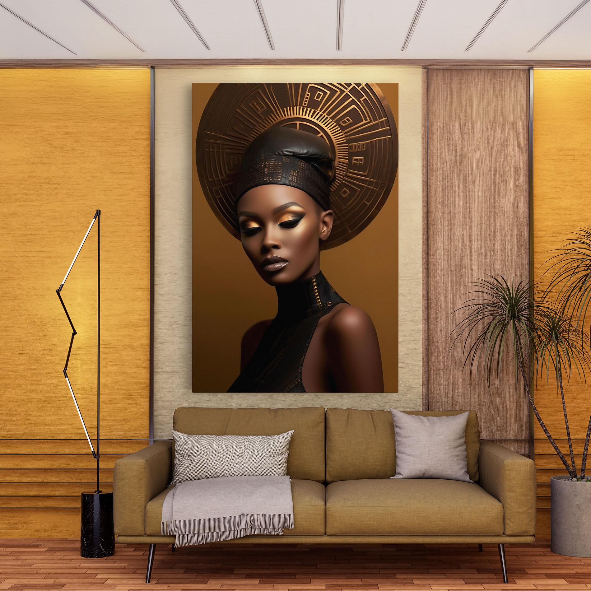 Vászonkép African Abstract Art mockup 9