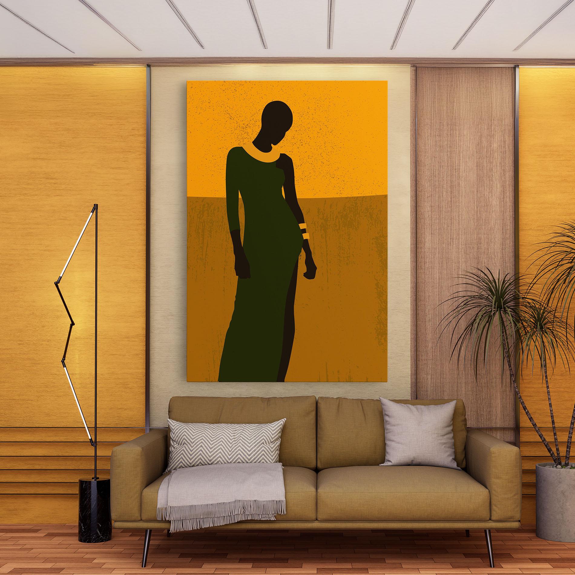 Vászonkép African Dress mockup 9