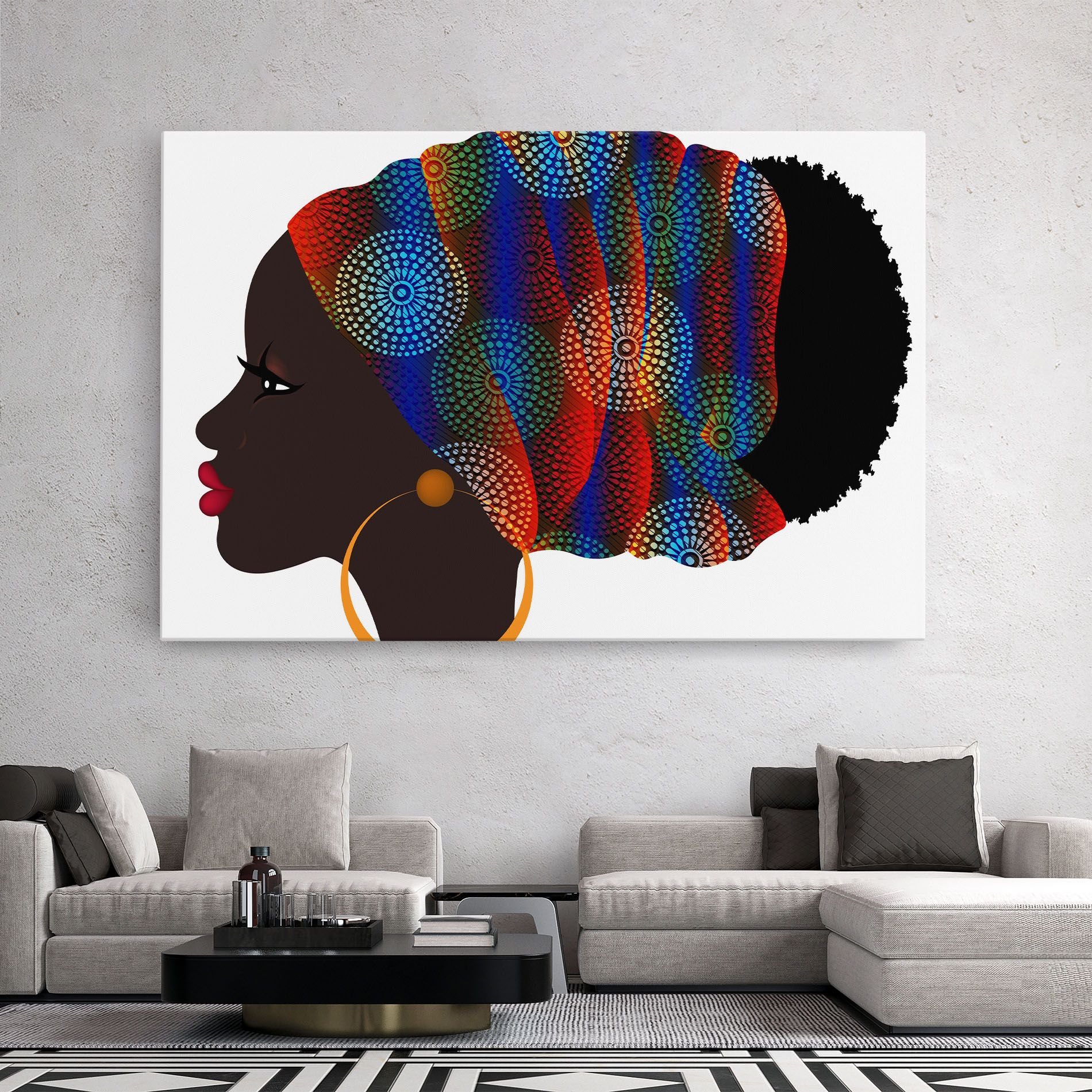 Afro Hairstyle mockup 2
