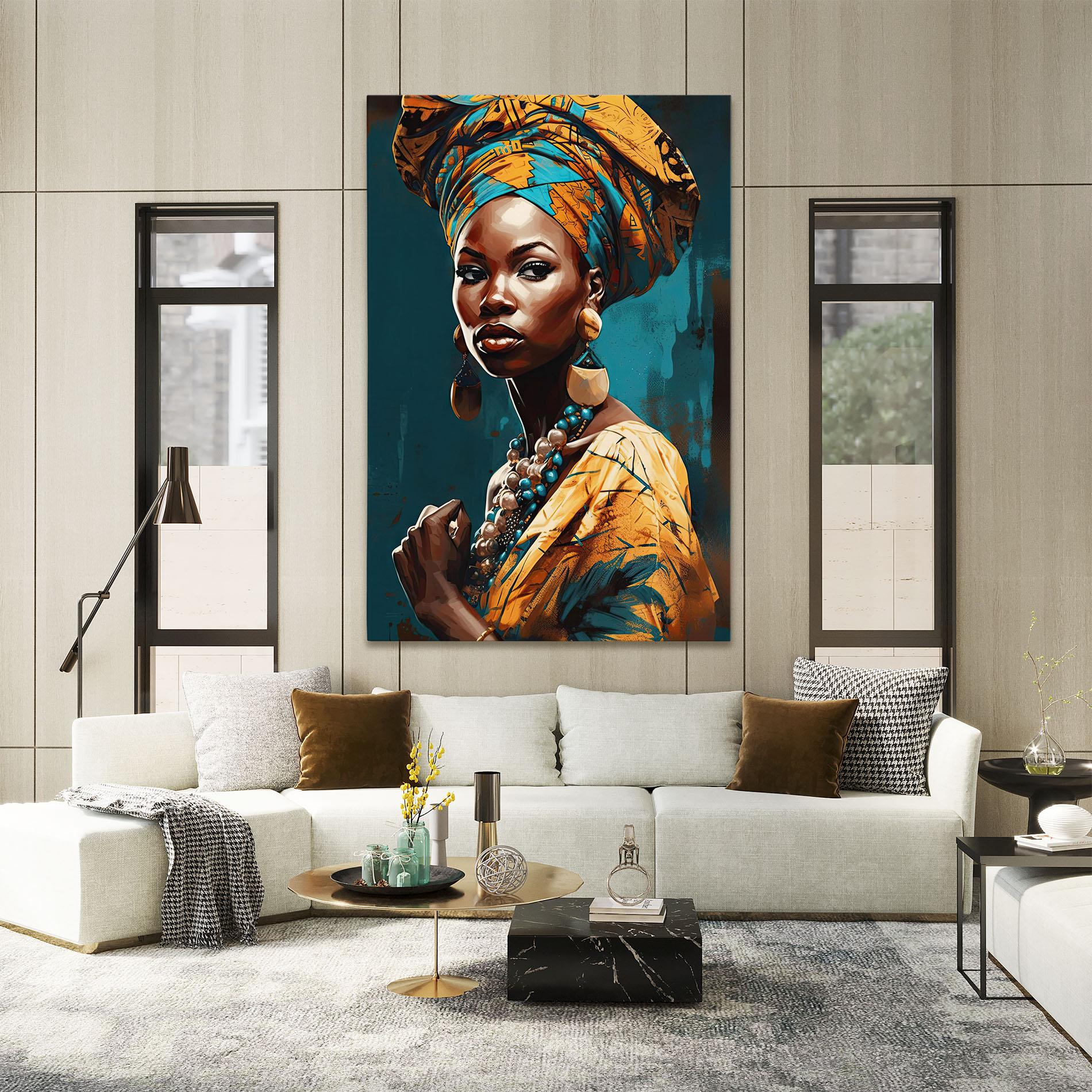 Vászonkép Azure Chic Woman mockup 2