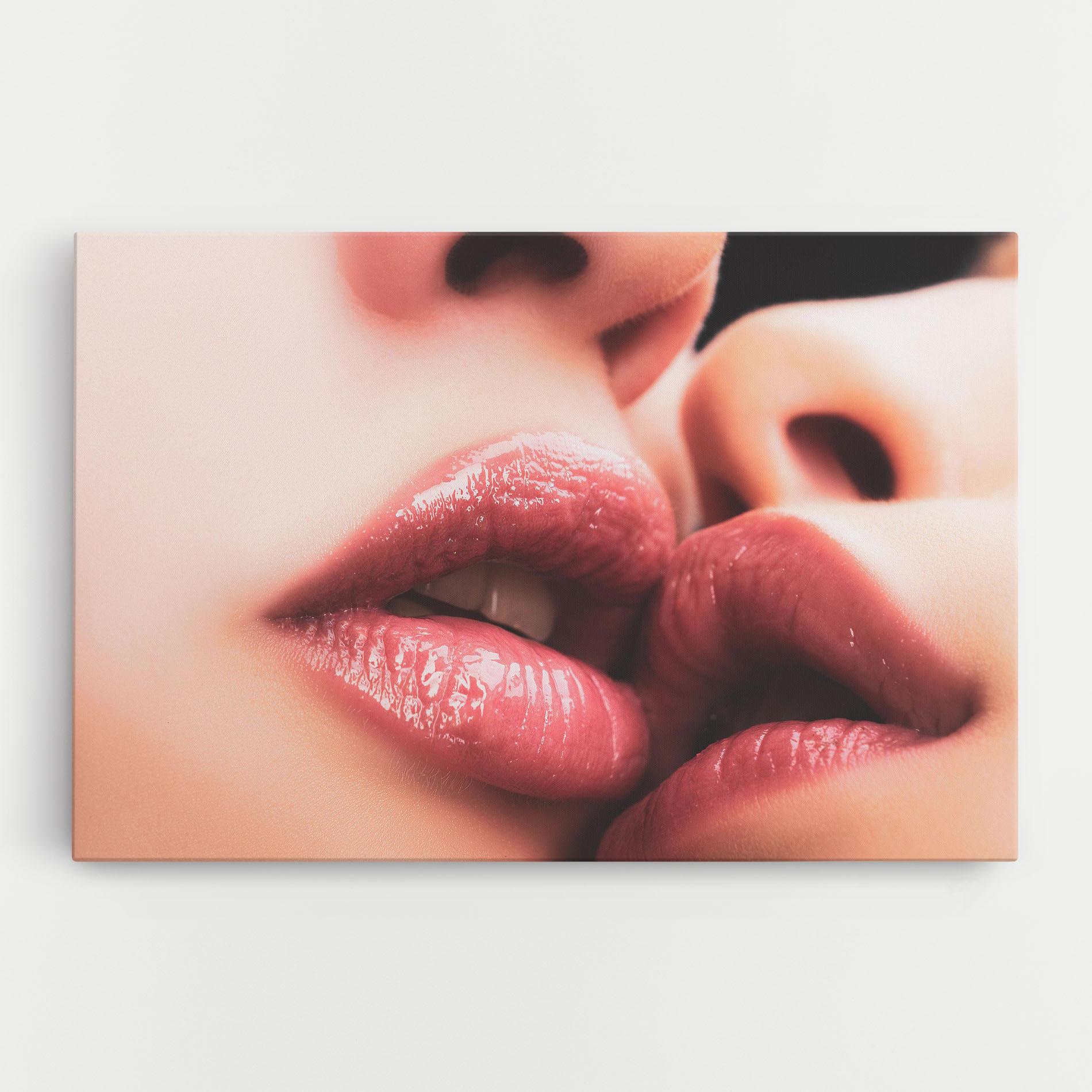 Vászonkép Beautiful Lips mockup 0