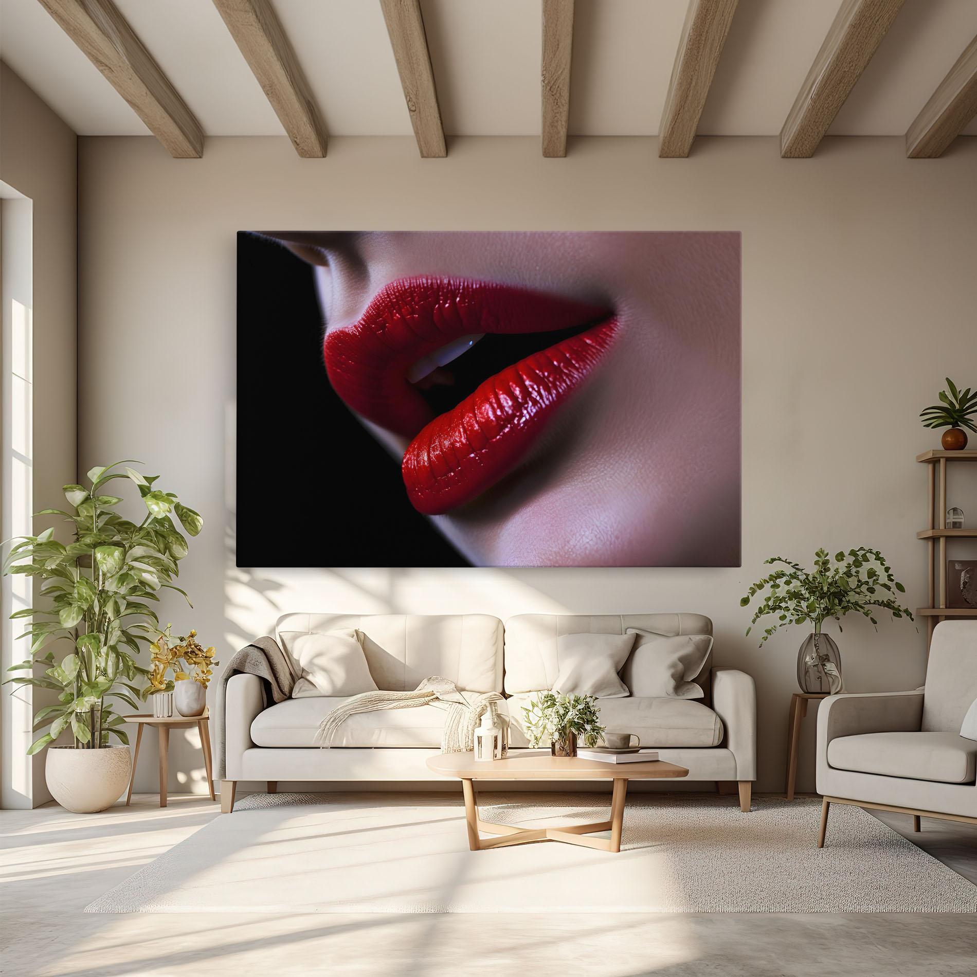 Vászonkép Close Up Woman mockup 6