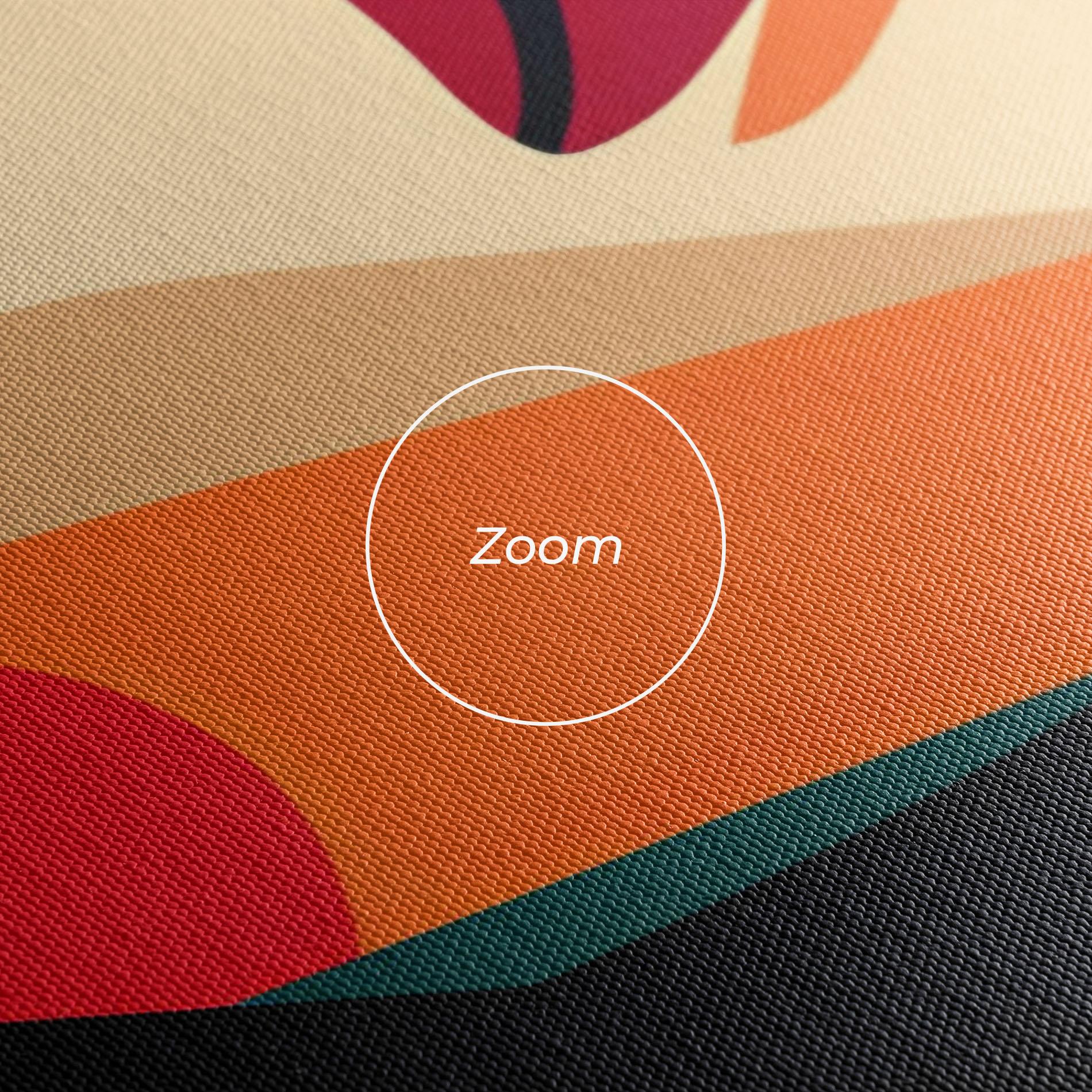 Vászonkép Abstract Lips mockup 3