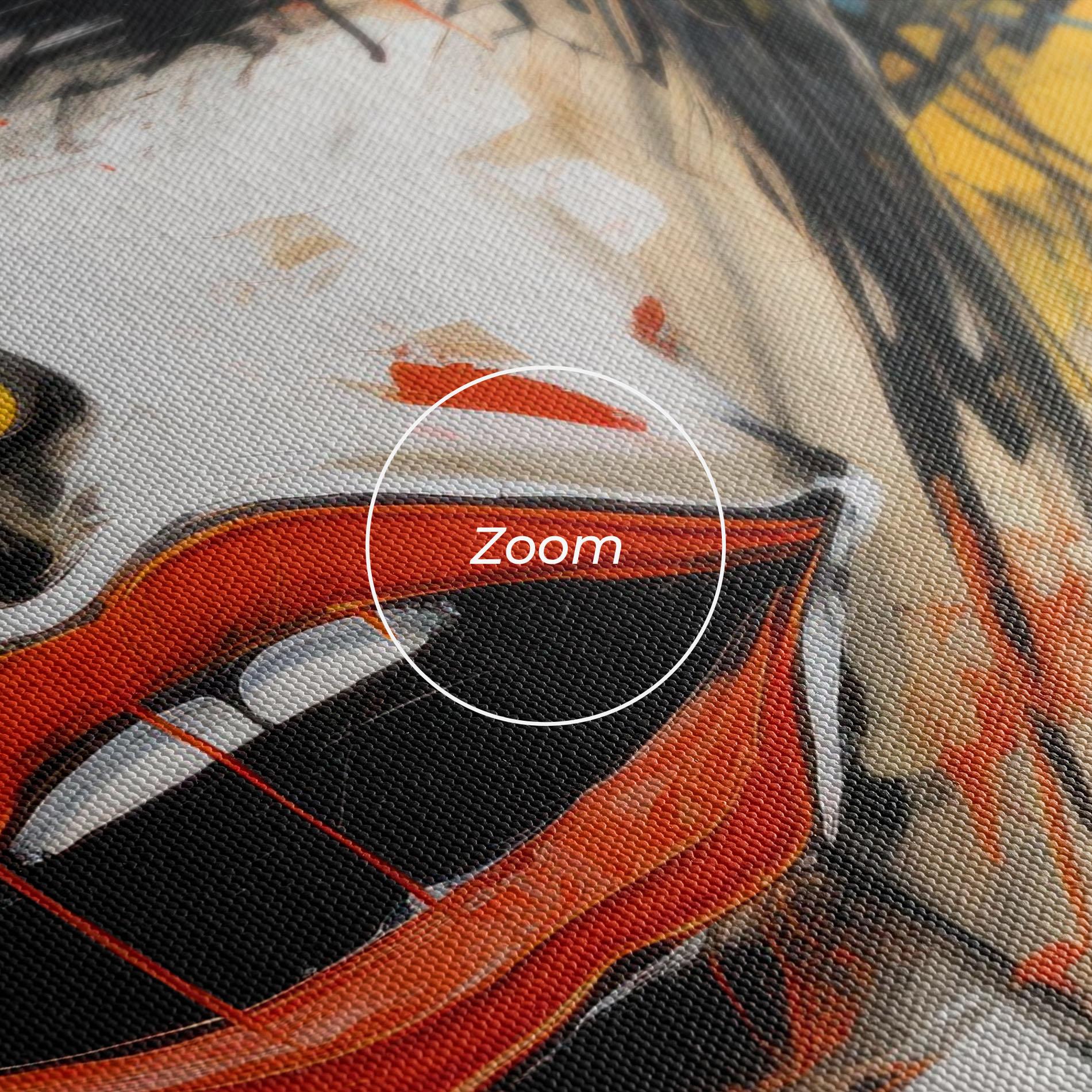 Vászonkép Abstract Woman Lips mockup 3