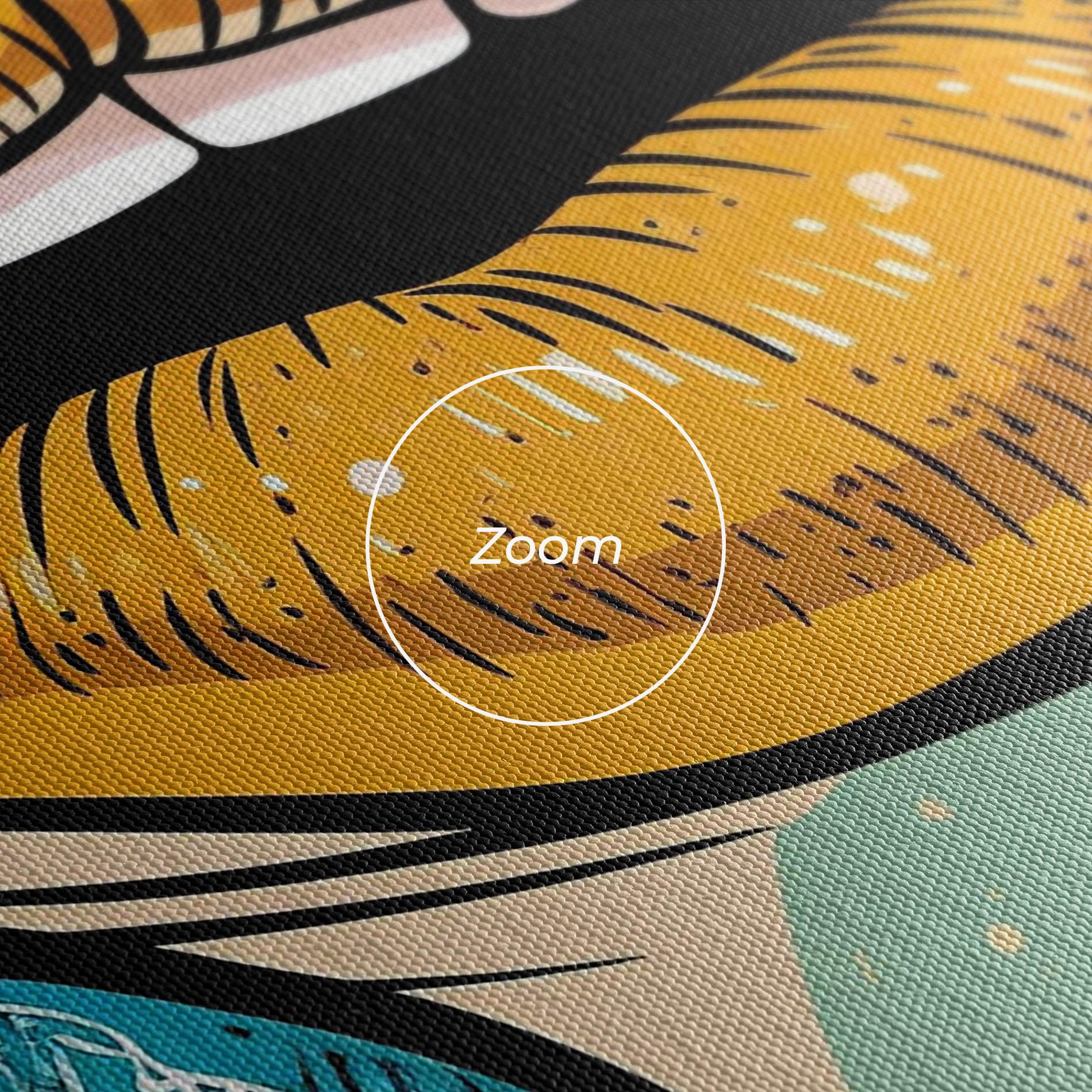 Vászonkép Comic Book Color Lips mockup 3