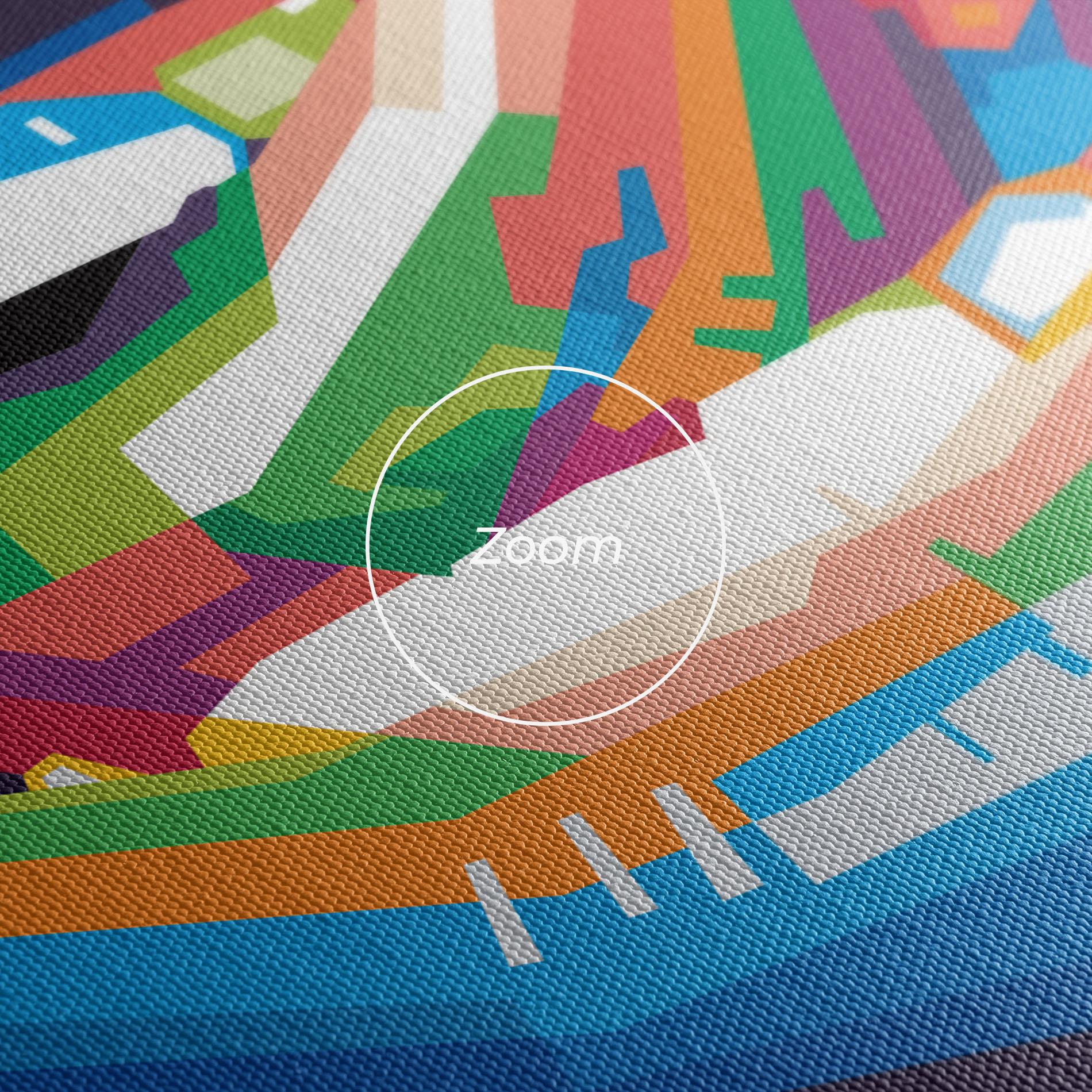 Vászonkép Lips Toungue mockup 3