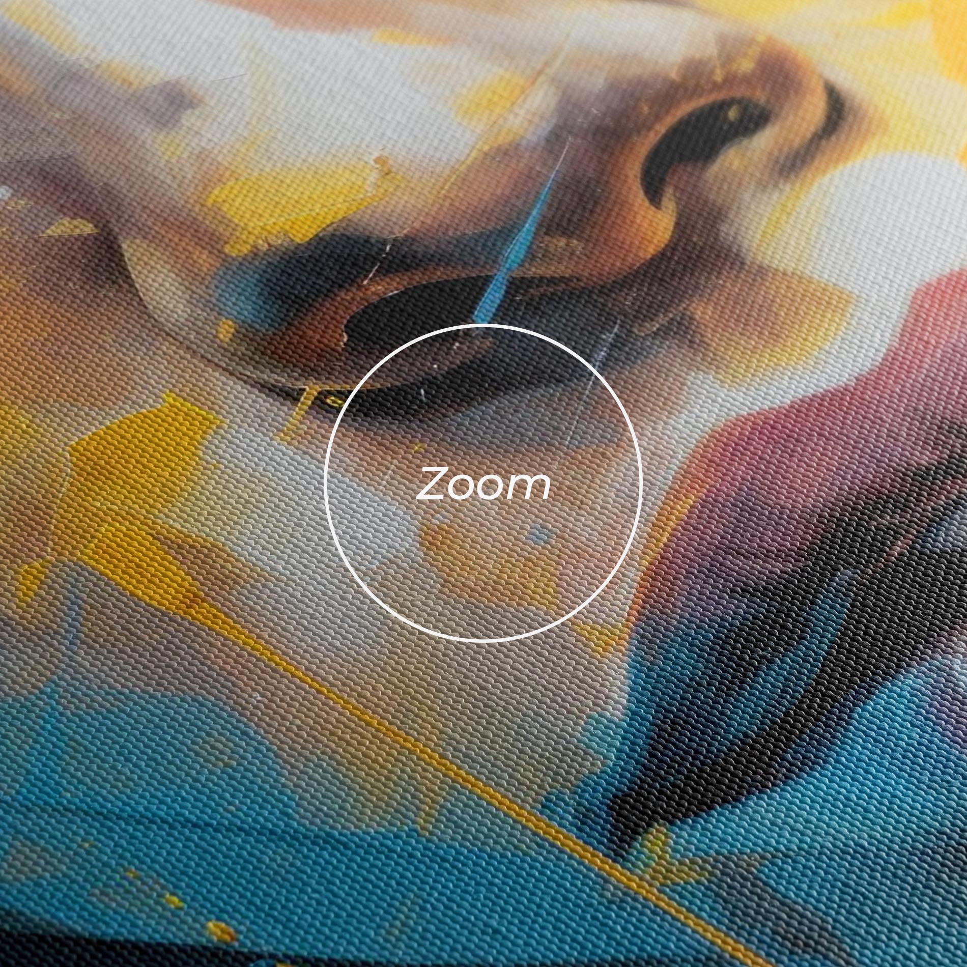 Vászonkép Woman Abstract Lips mockup 3