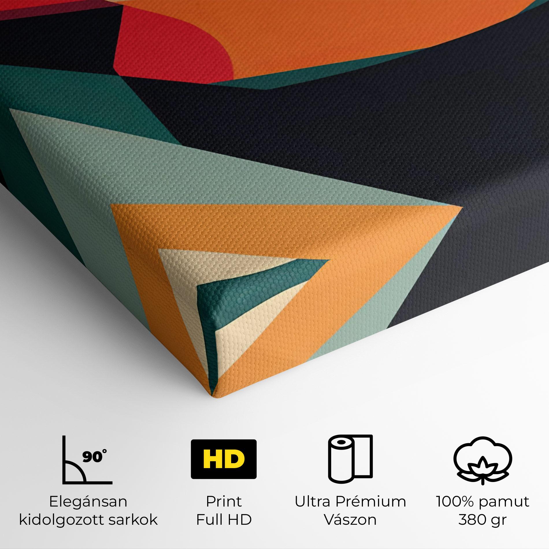 Vászonkép Abstract Lips mockup 4