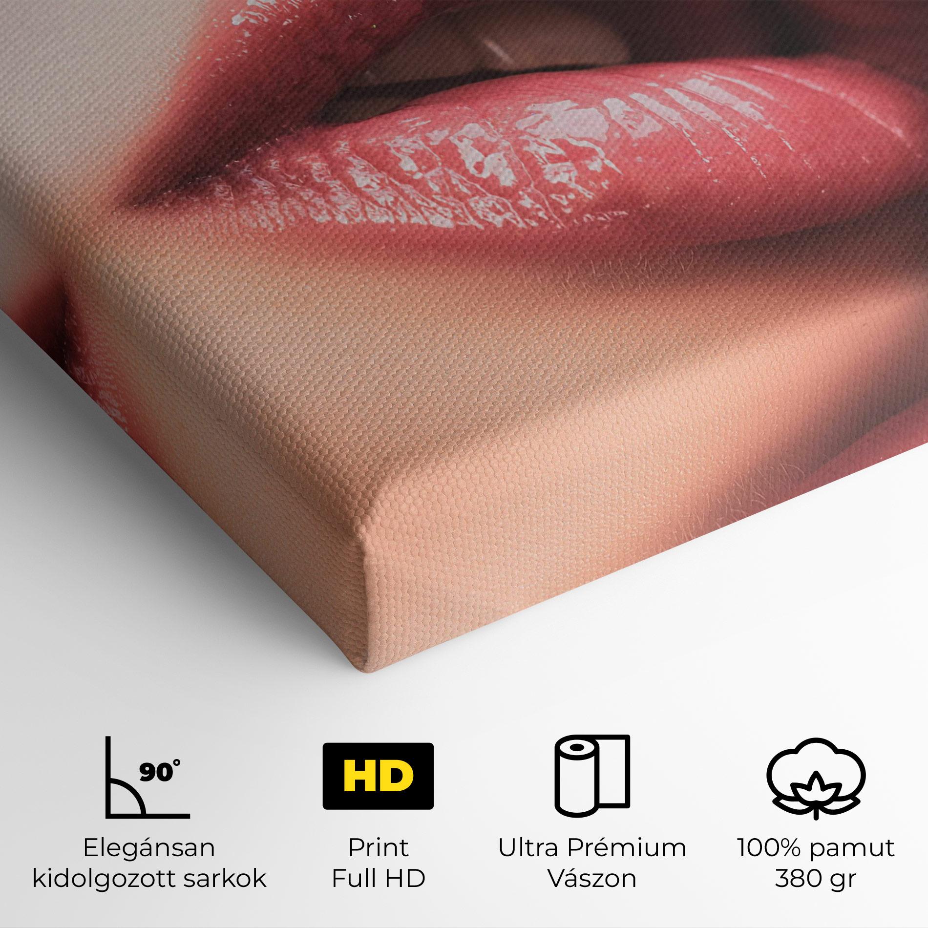Vászonkép Beautiful Lips mockup 4