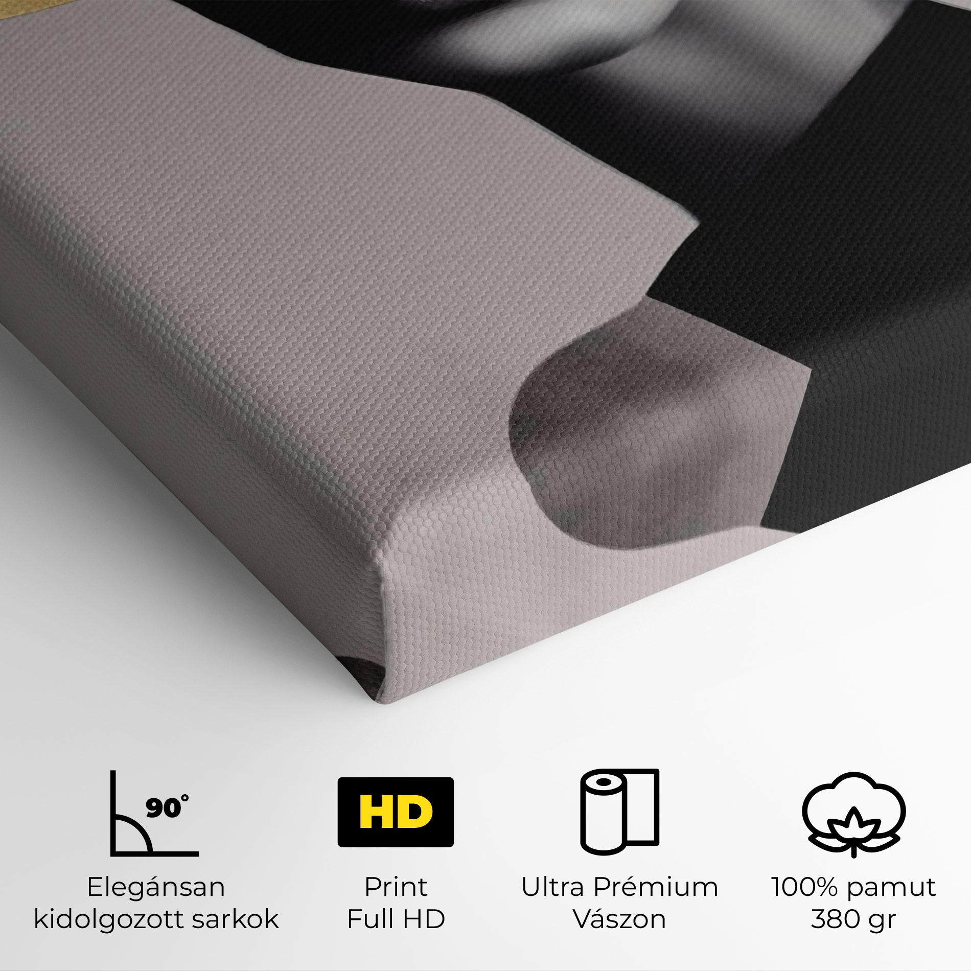 Vászonkép Grey Lips mockup 4