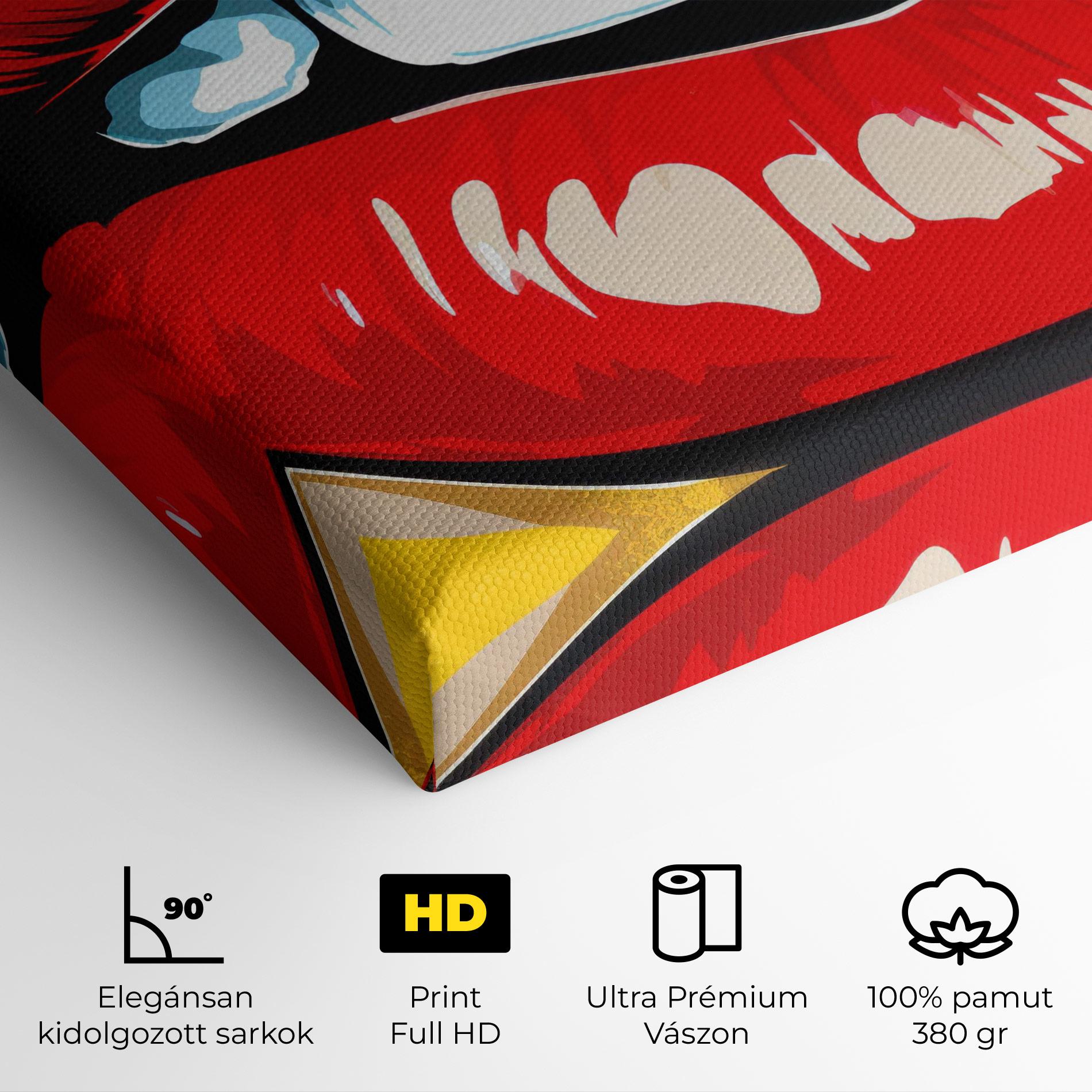 Vászonkép Pop Lips mockup 4