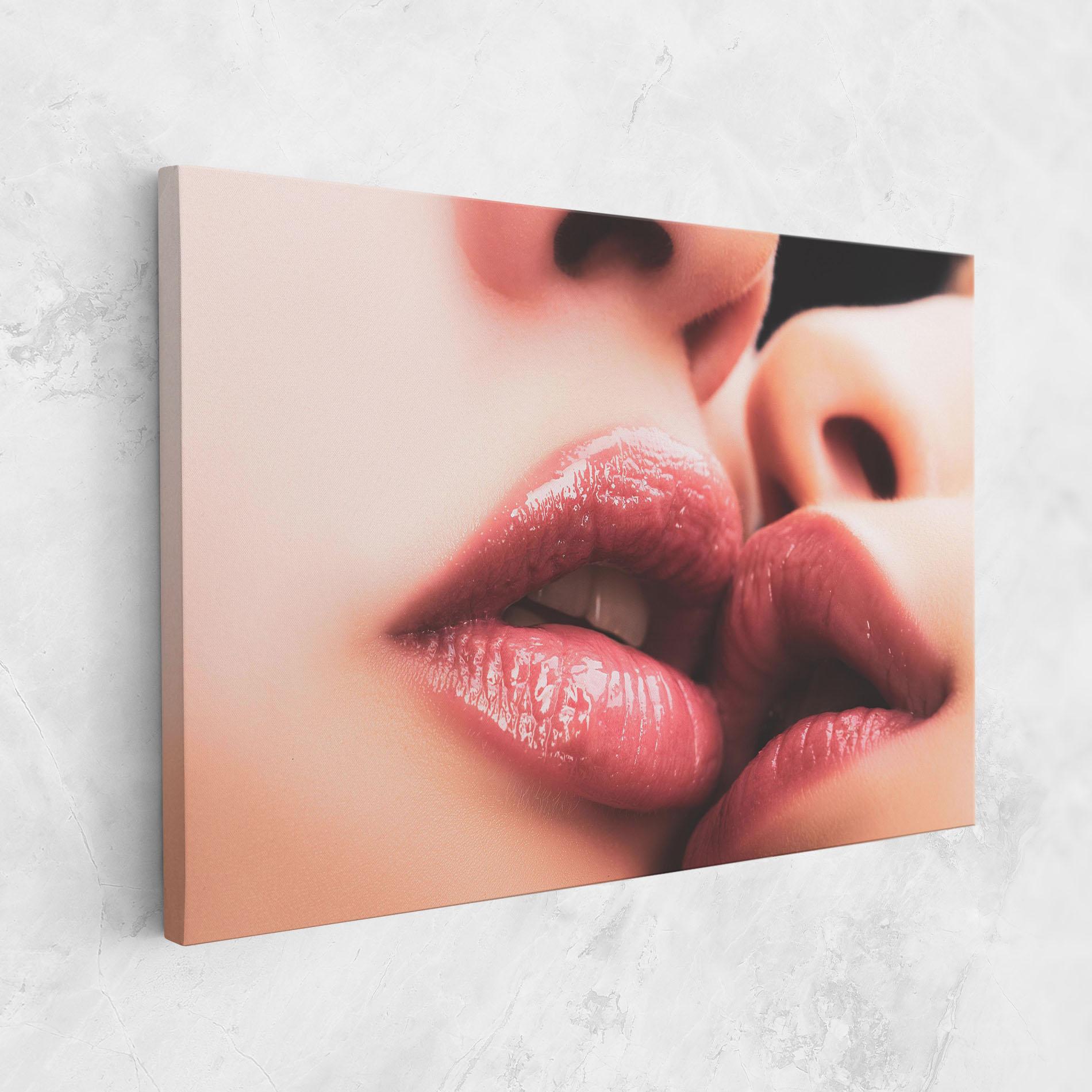 Vászonkép Beautiful Lips mockup 1