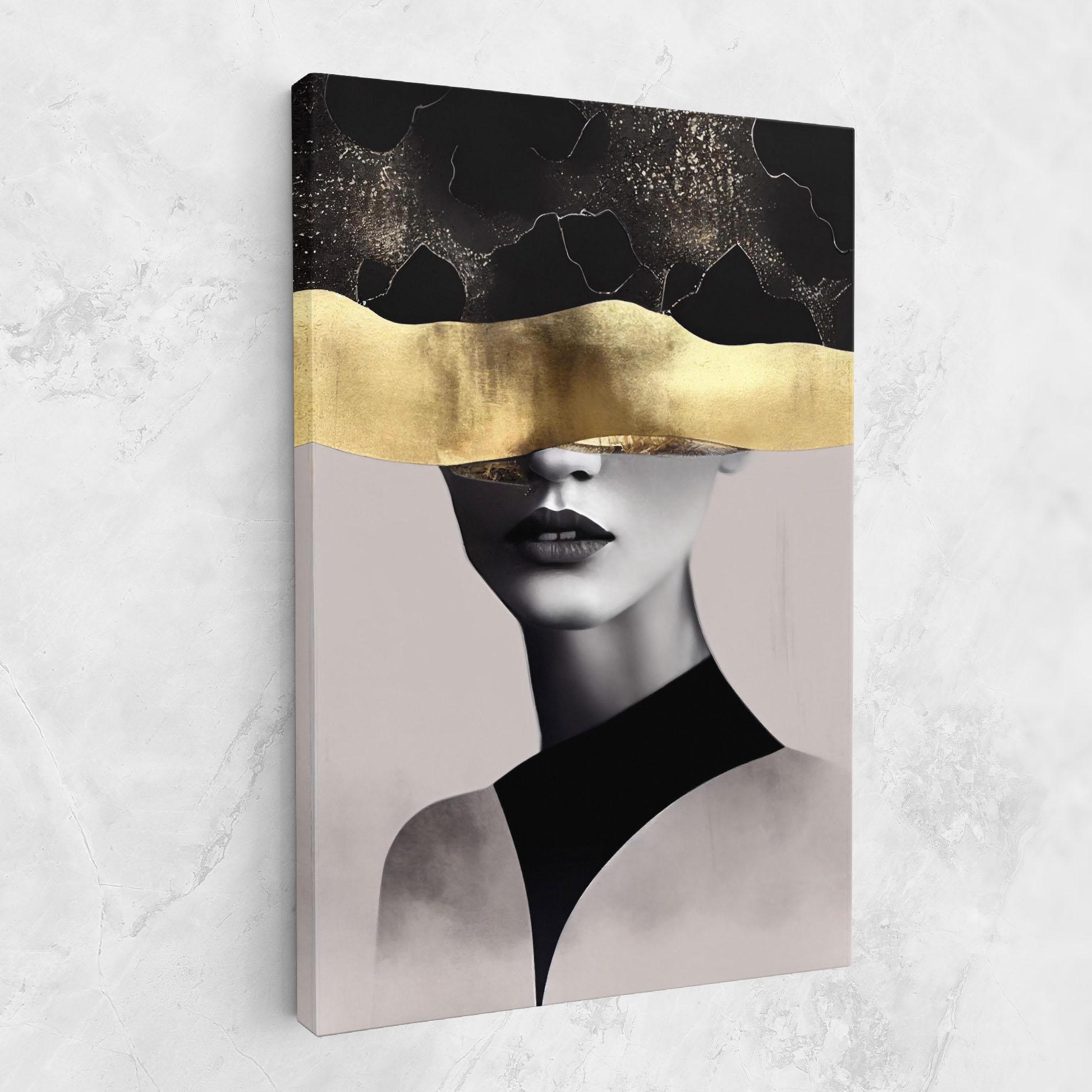 Vászonkép Grey Lips mockup 1