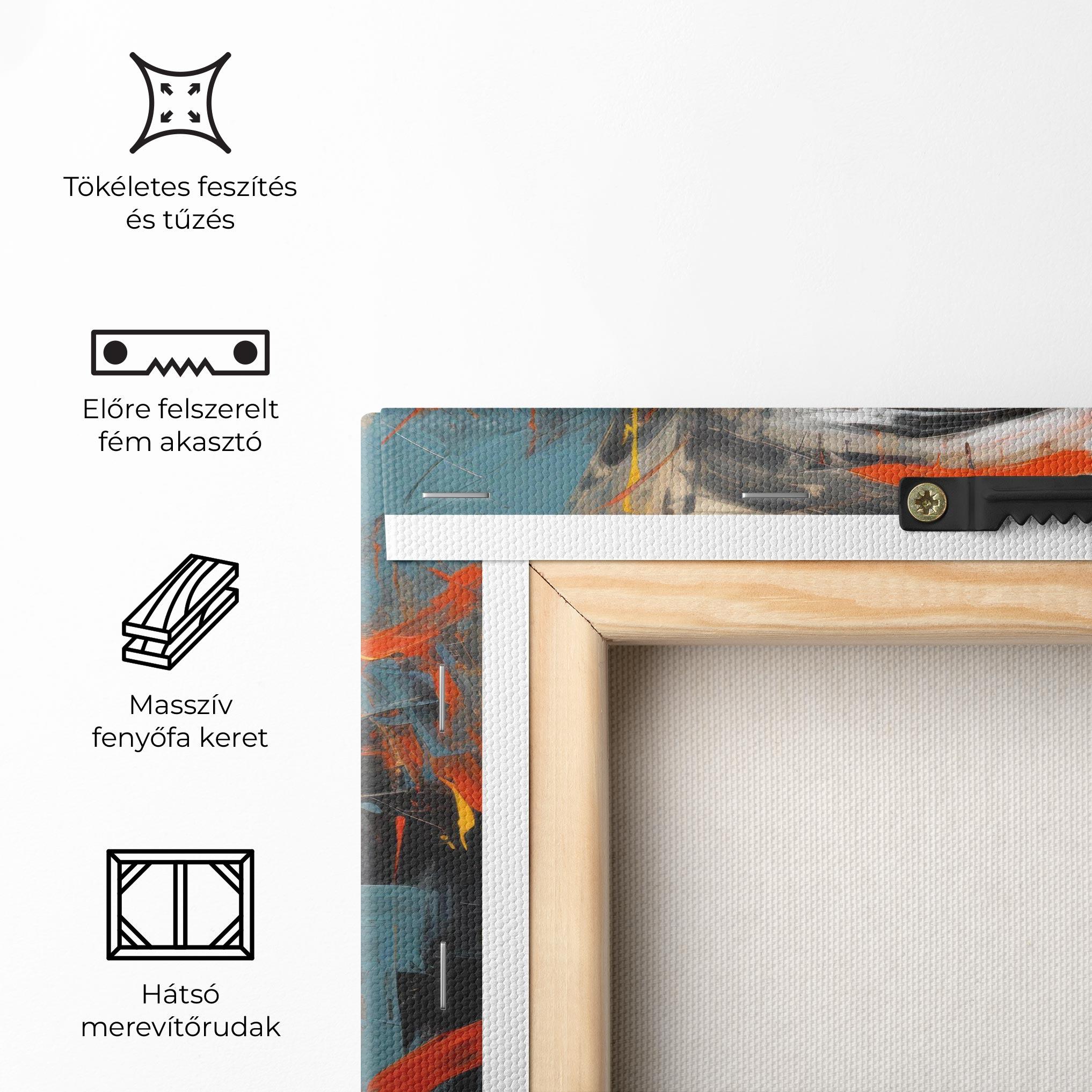 Vászonkép Abstract Woman Lips mockup 5