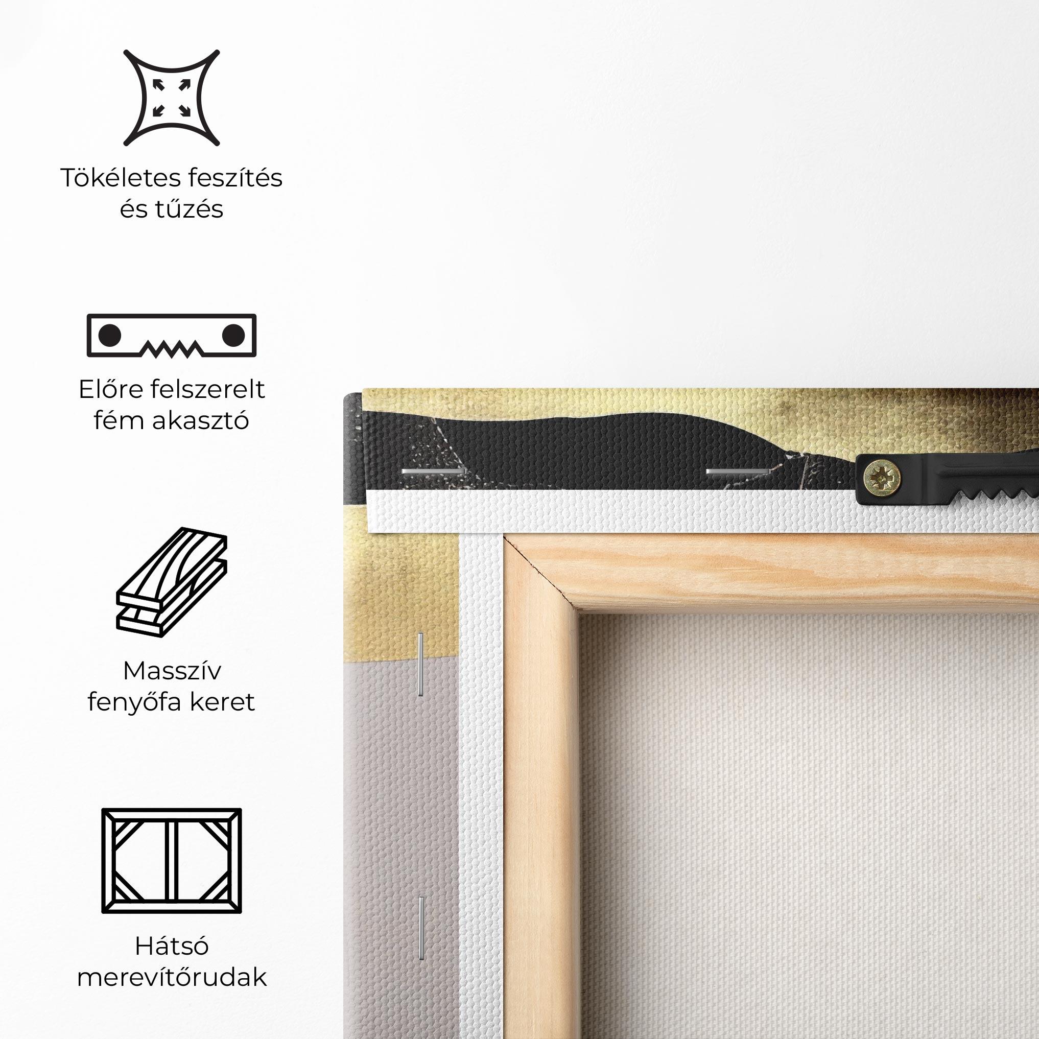 Vászonkép Grey Lips mockup 5