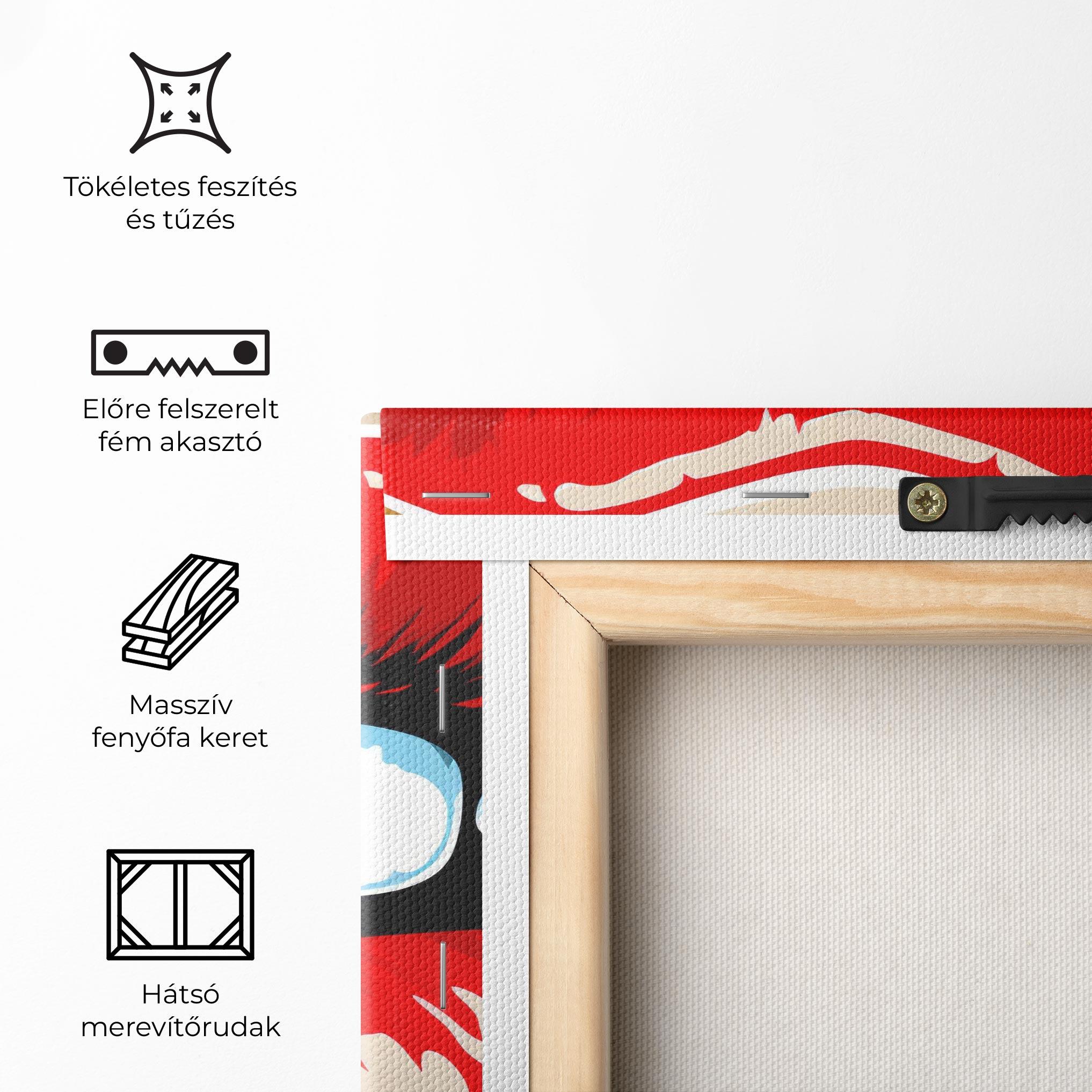 Vászonkép Pop Lips mockup 5