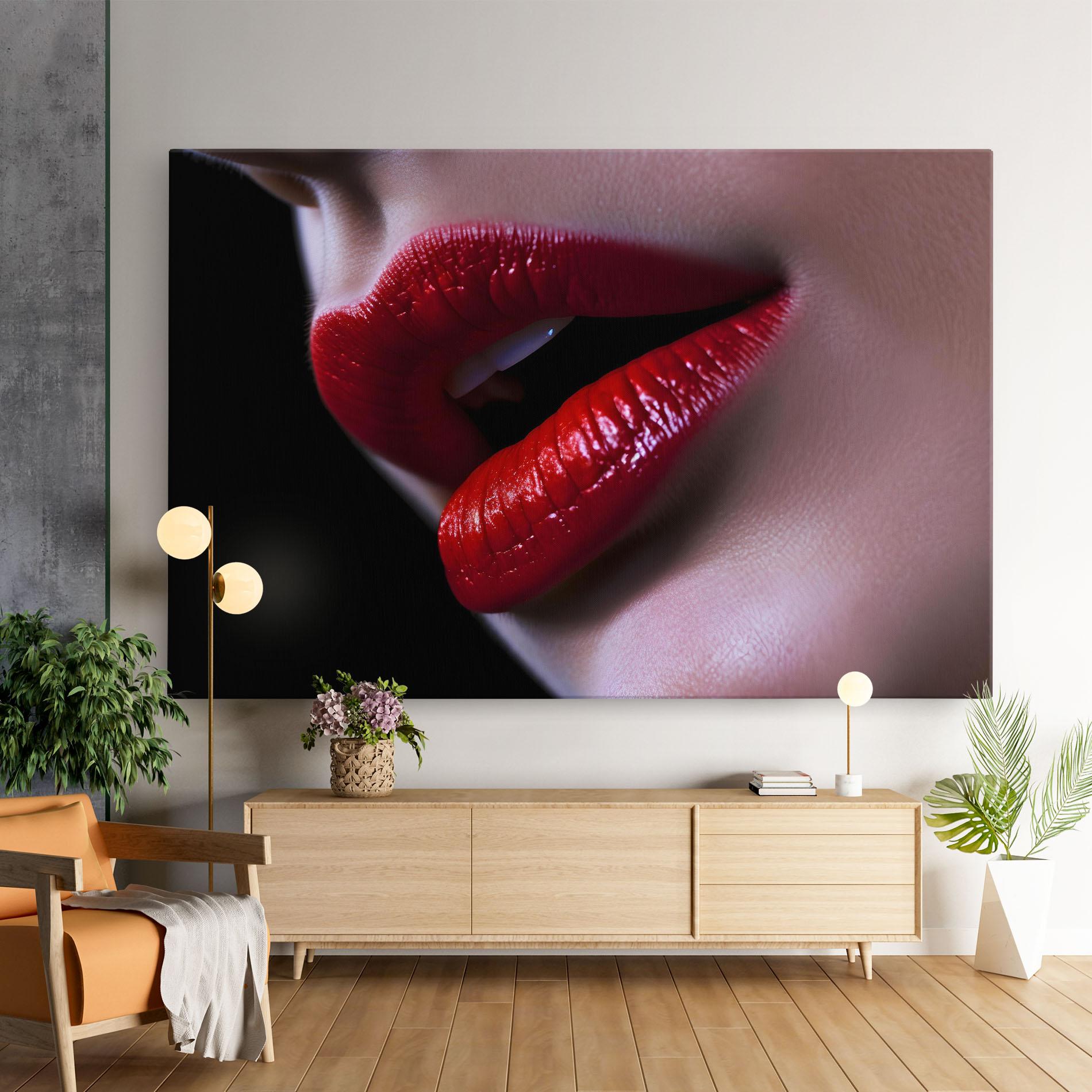 Vászonkép Close Up Woman mockup 9