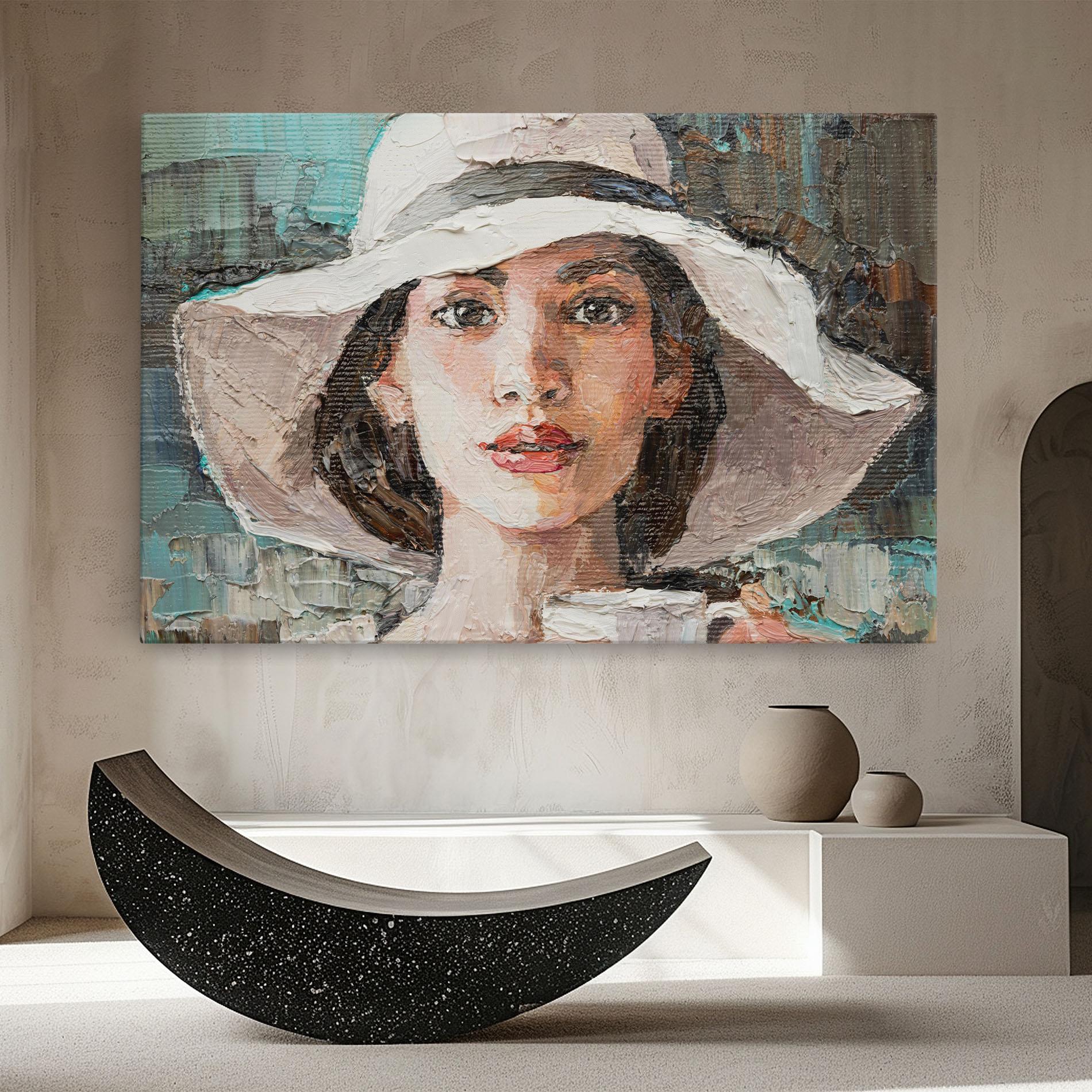 Vászonkép White Lady mockup 8