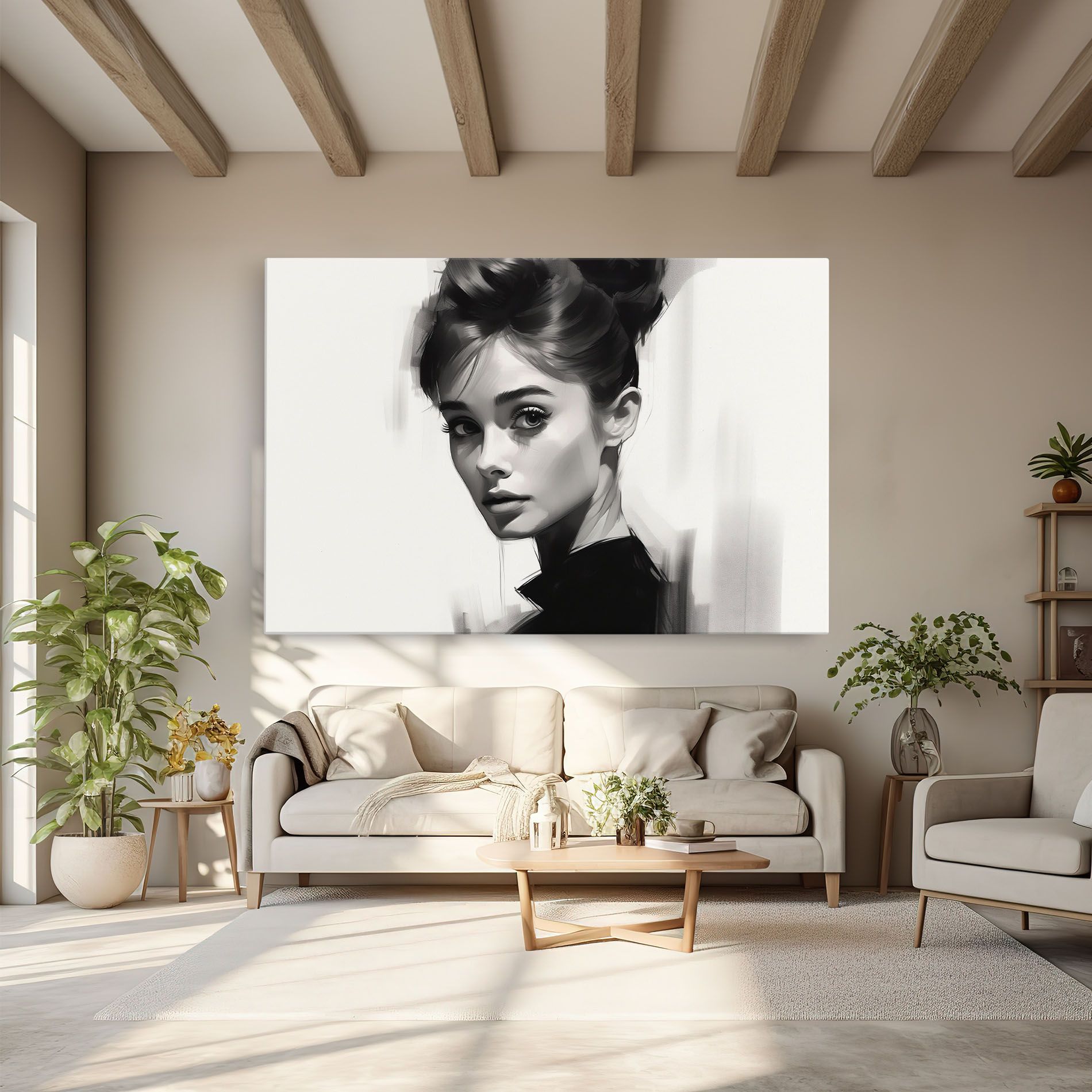 Hepburn Portrait mockup 6