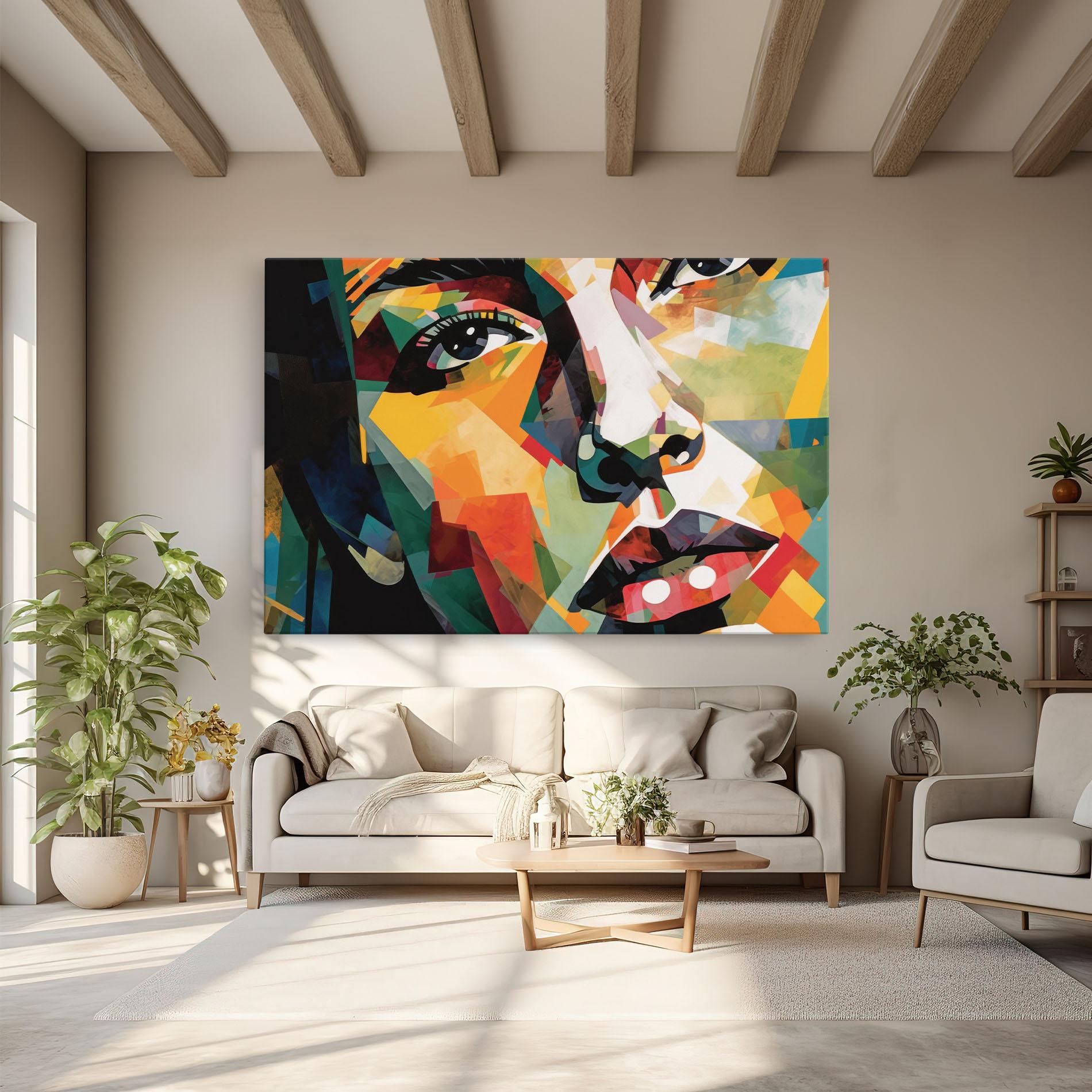 Vászonkép Neoexpressionism mockup 6