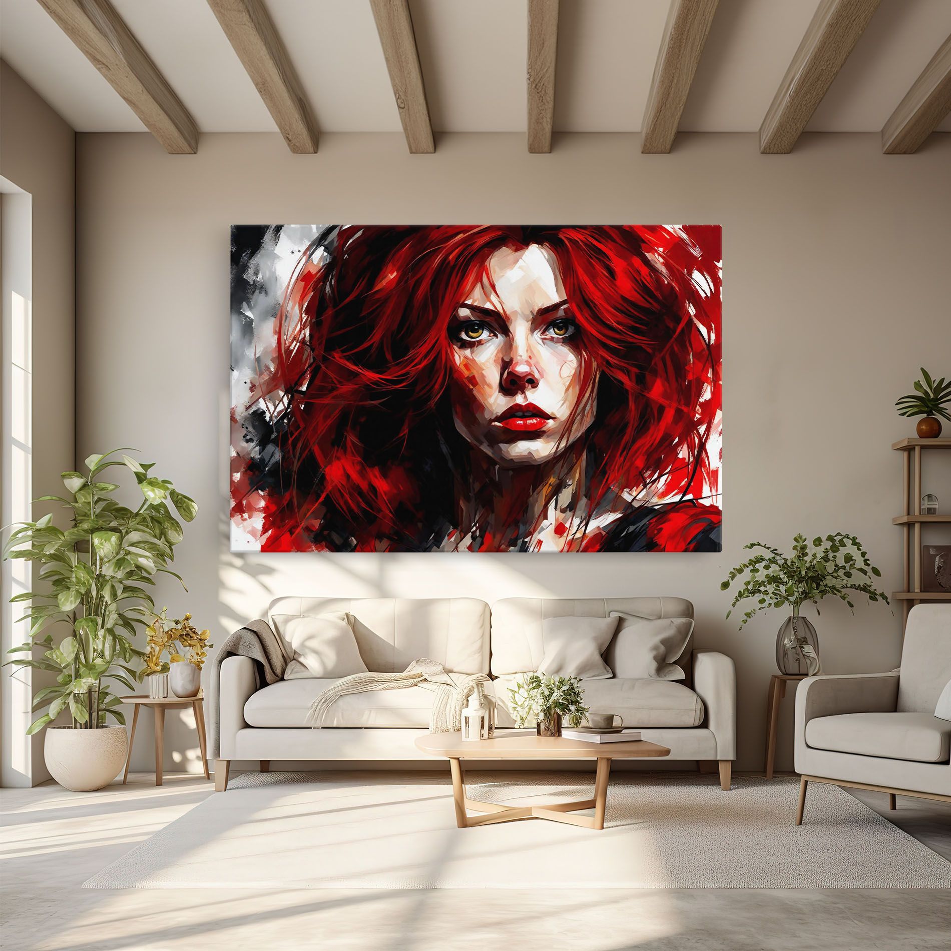 Red Hair Smoky Eyes mockup 6