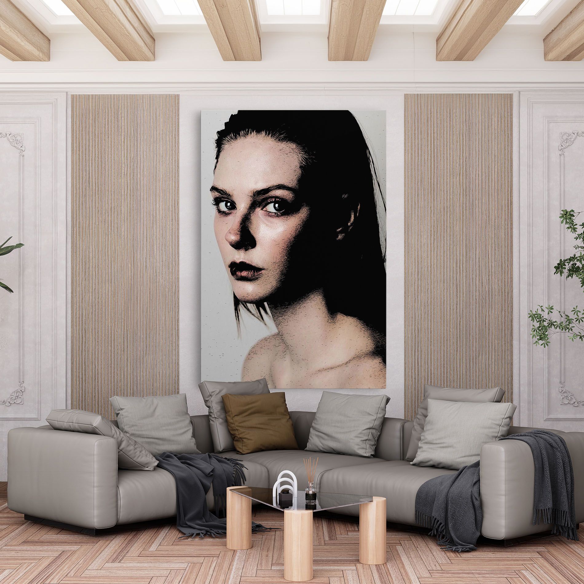 Big Eyes Portrait mockup 6