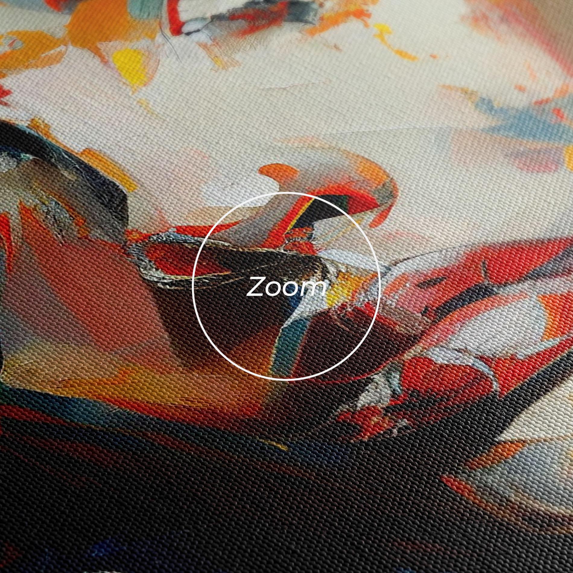 Vászonkép Beautiful Brunette Woman mockup 3