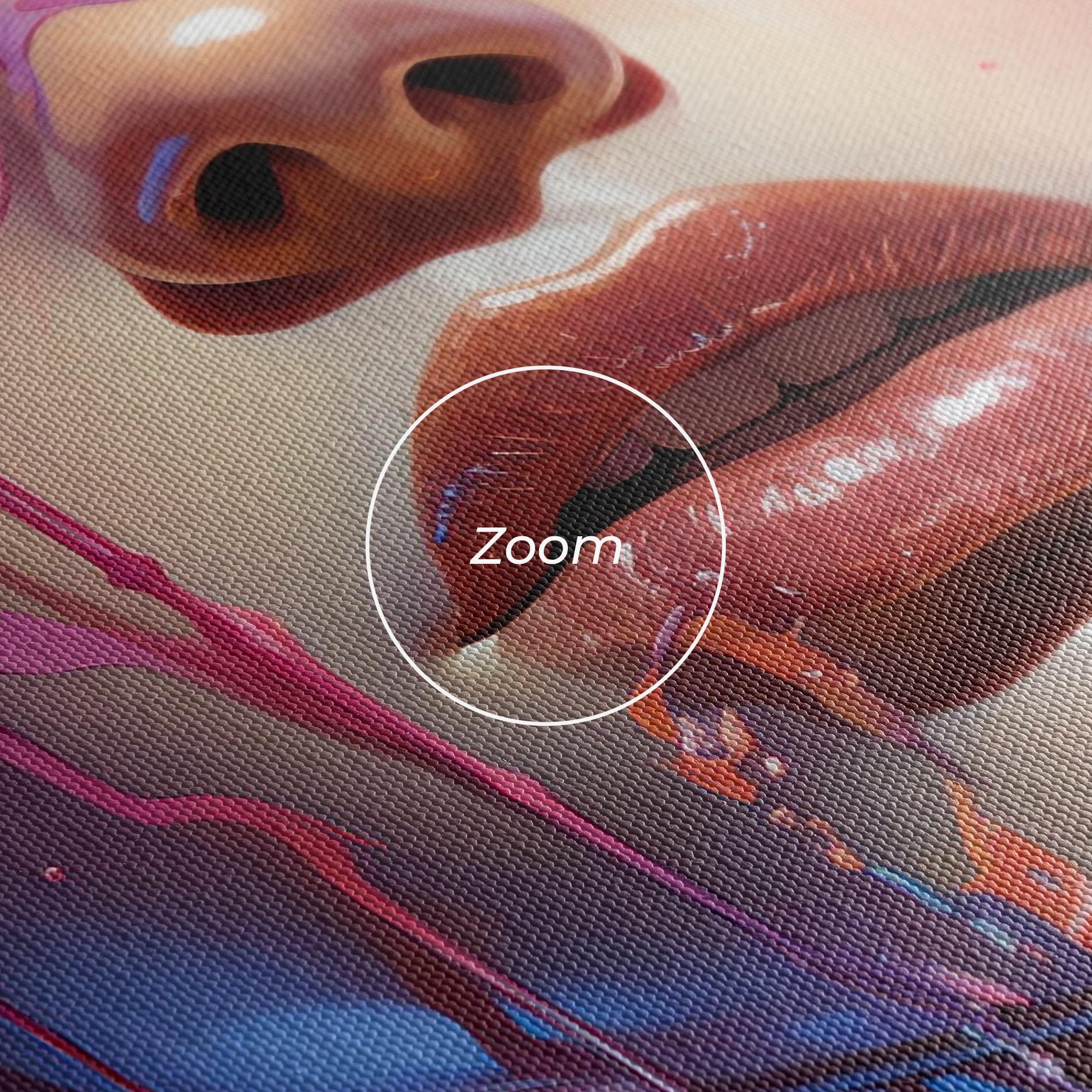 Vászonkép Cute Purple Girl mockup 3