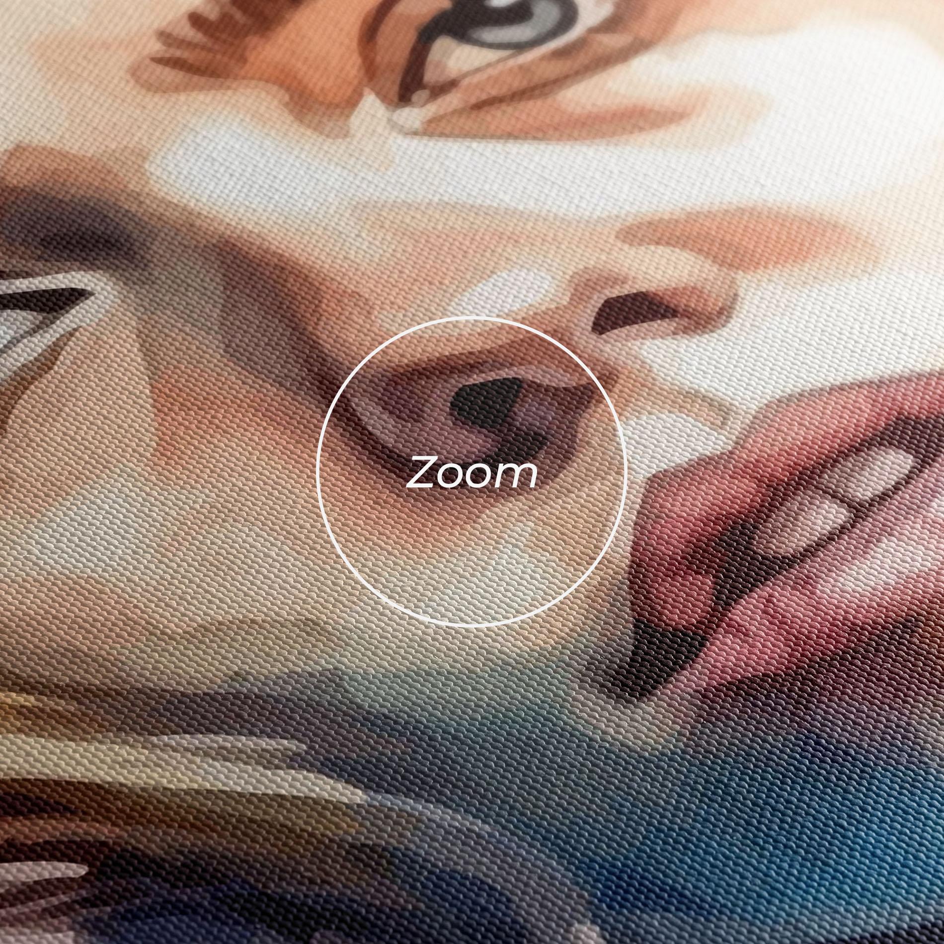 Vászonkép Hat Portrait Girl mockup 3