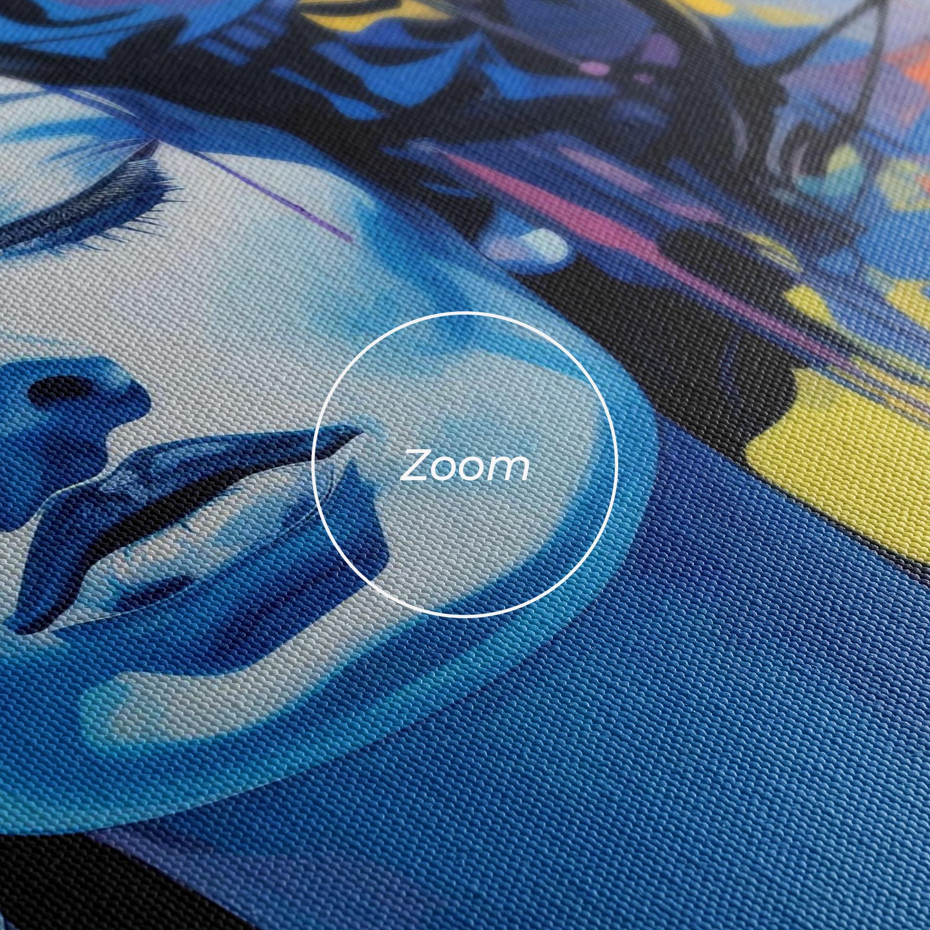 Vászonkép Photographic Blue Image mockup 3