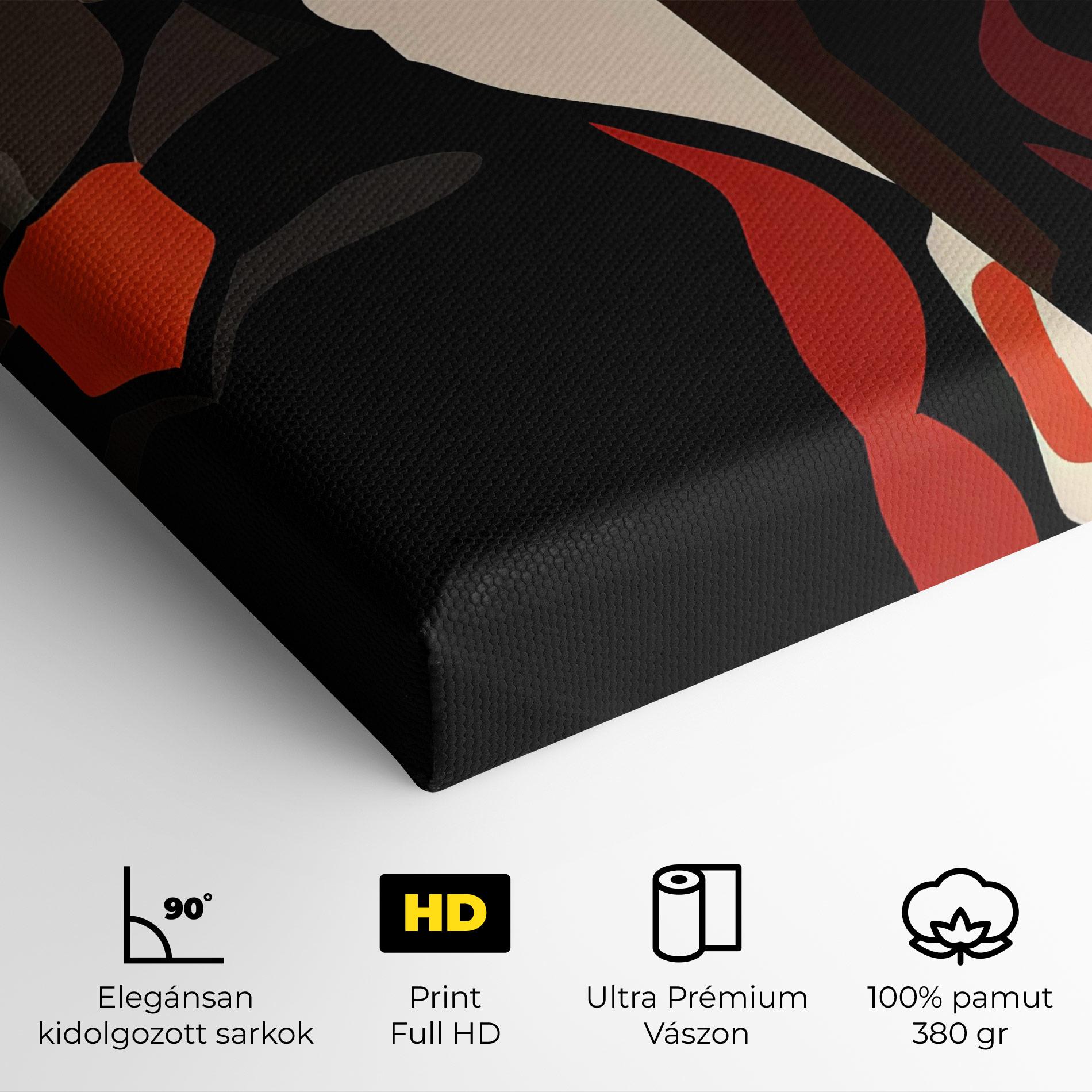 Vászonkép Graphical Portrait mockup 4