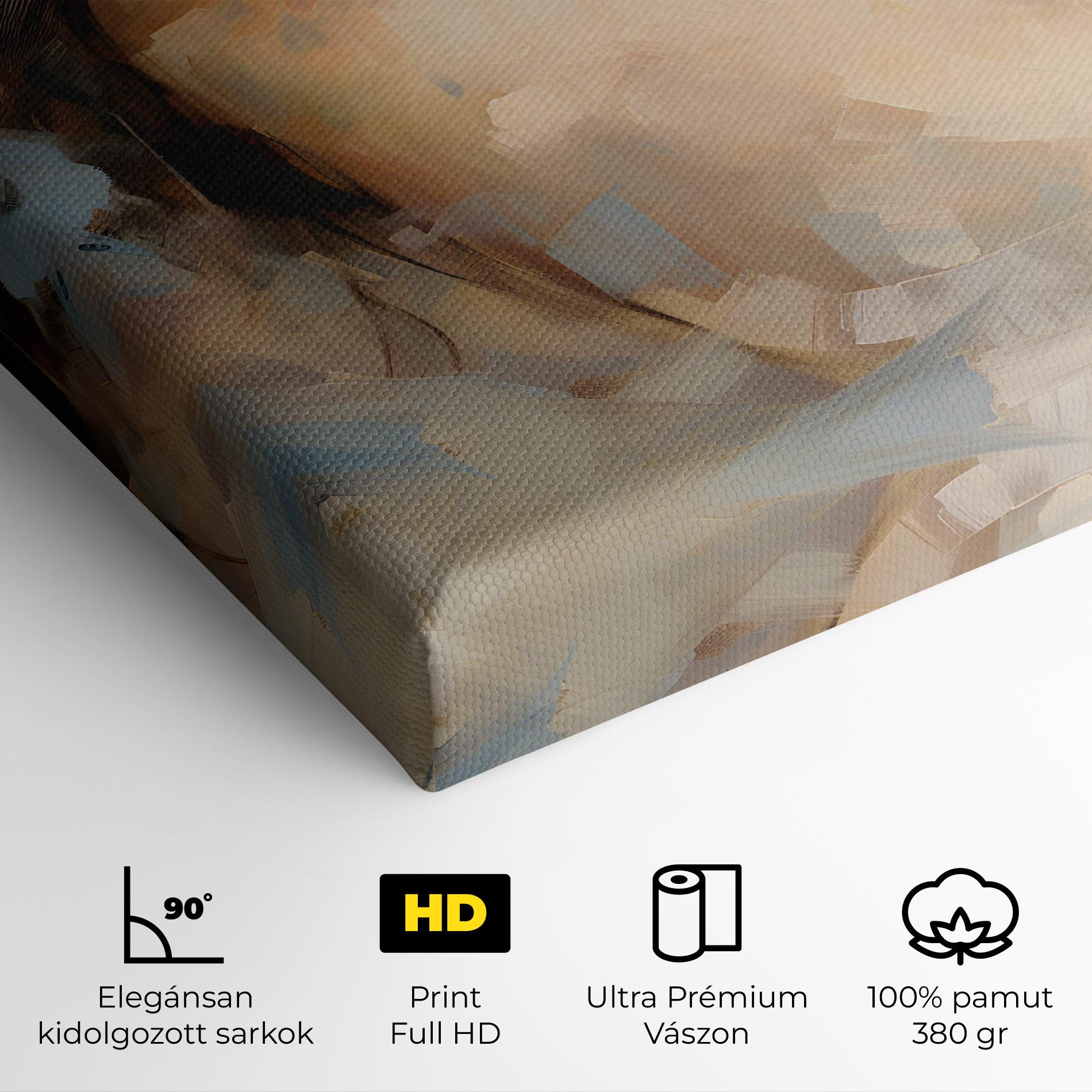 Vászonkép Pupil Blue Iris mockup 4