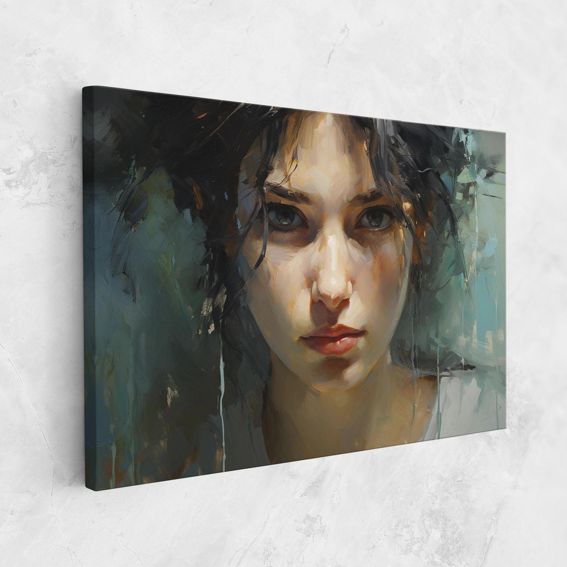 Vászonkép Intense Portrait mockup 1