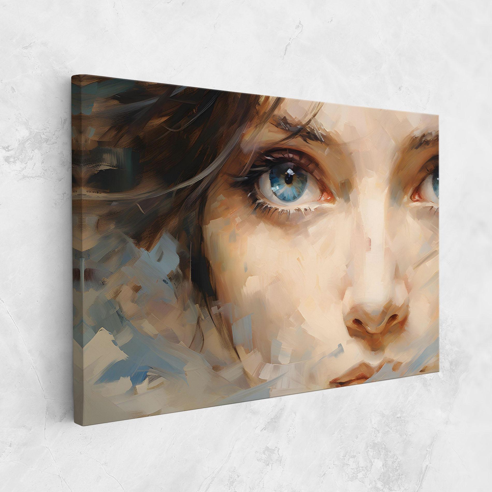 Vászonkép Pupil Blue Iris mockup 1