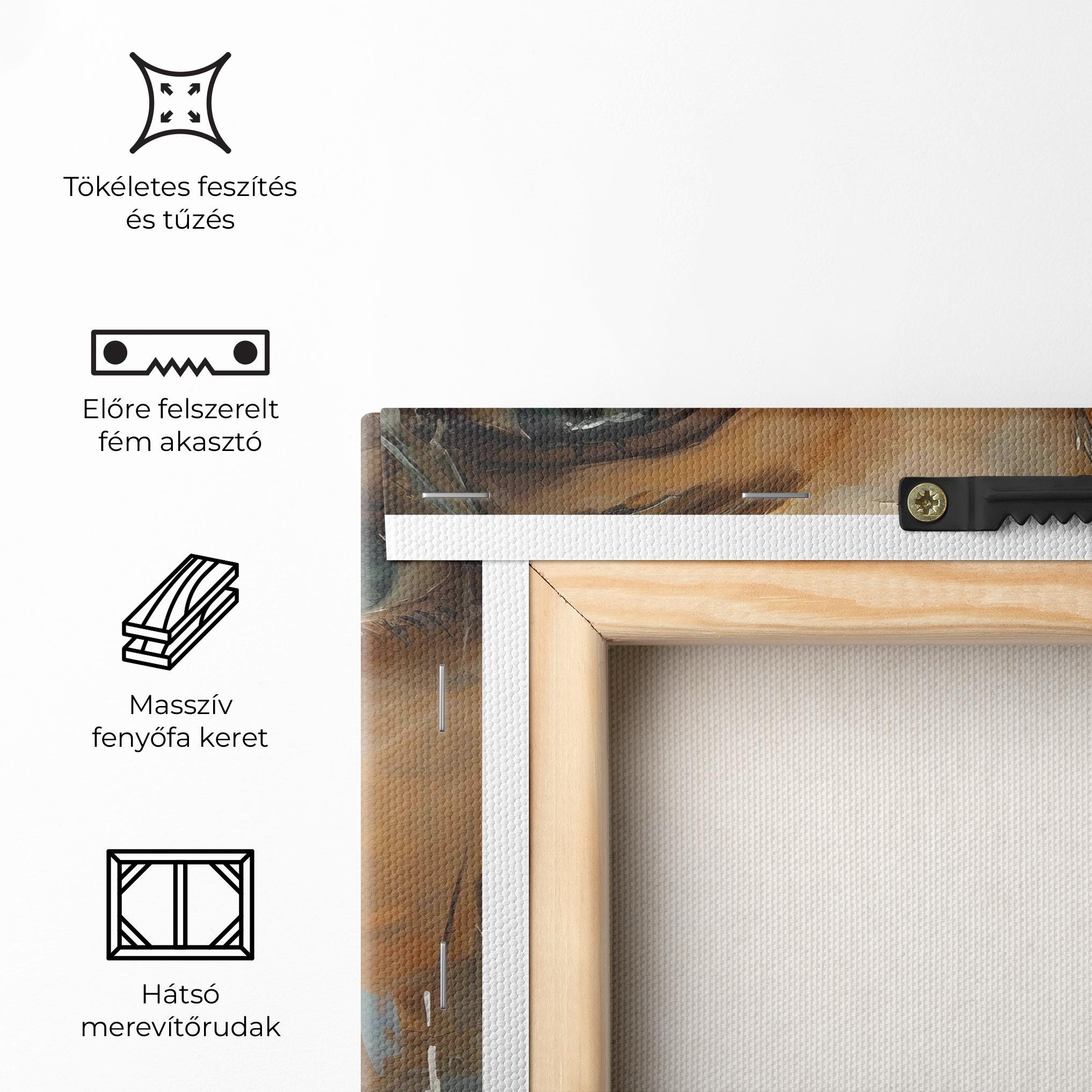 Vászonkép Expressive Portrait mockup 5