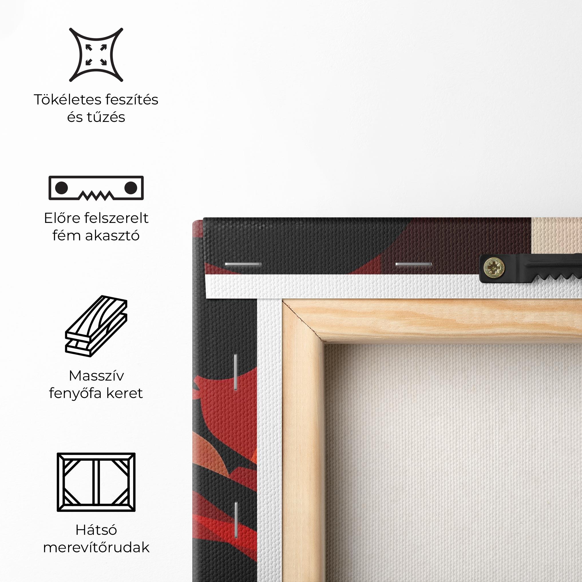 Vászonkép Graphical Portrait mockup 5