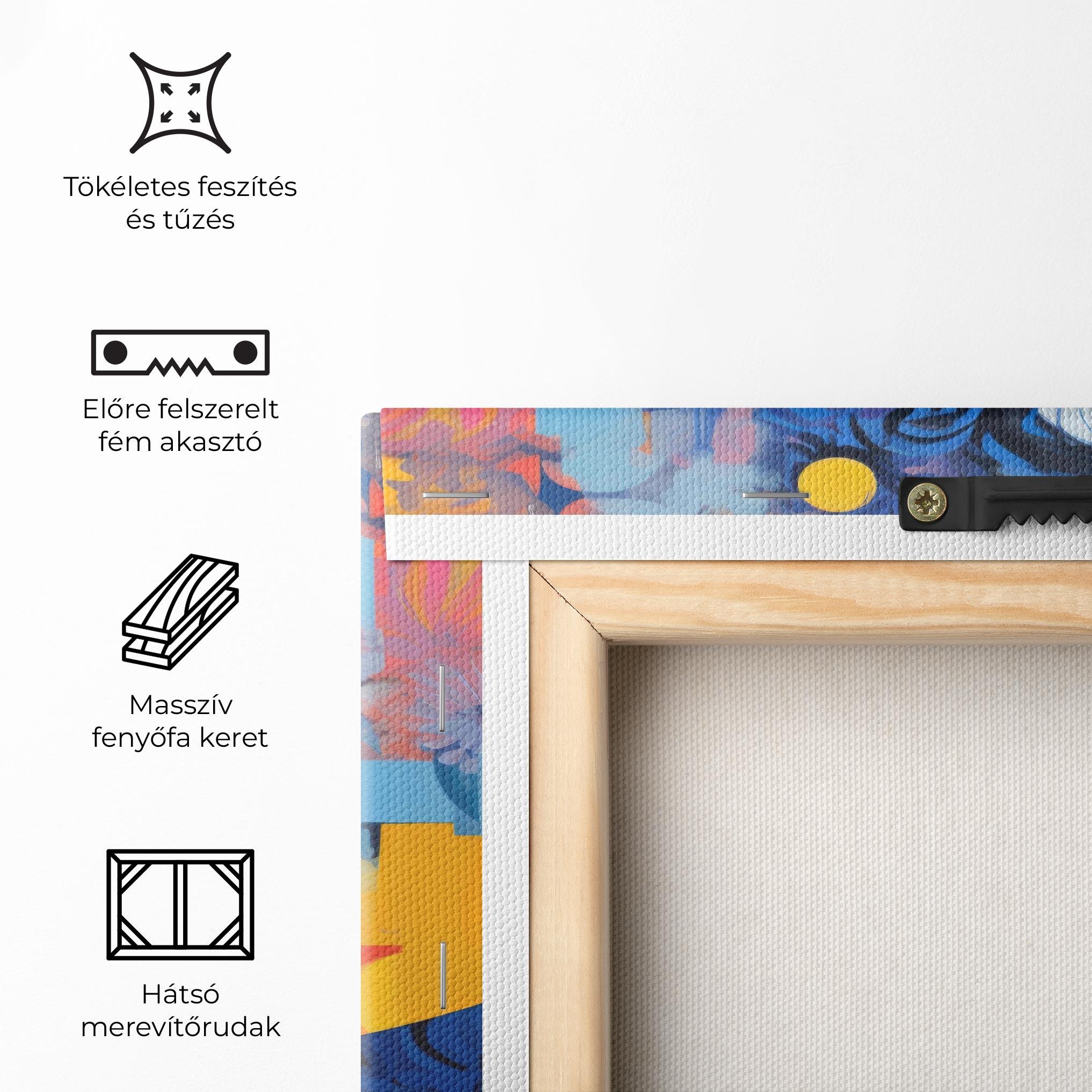 Vászonkép Photographic Blue Image mockup 5