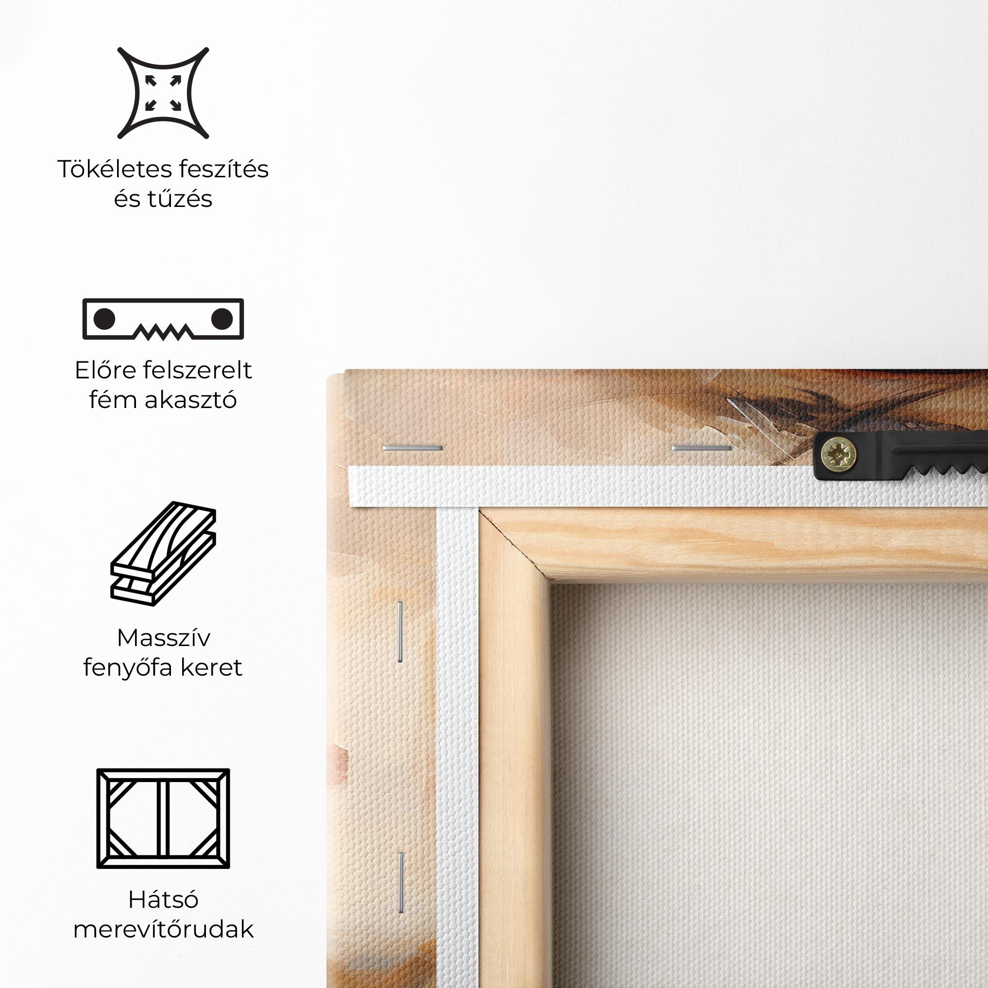 Vászonkép Pupil Blue Iris mockup 5