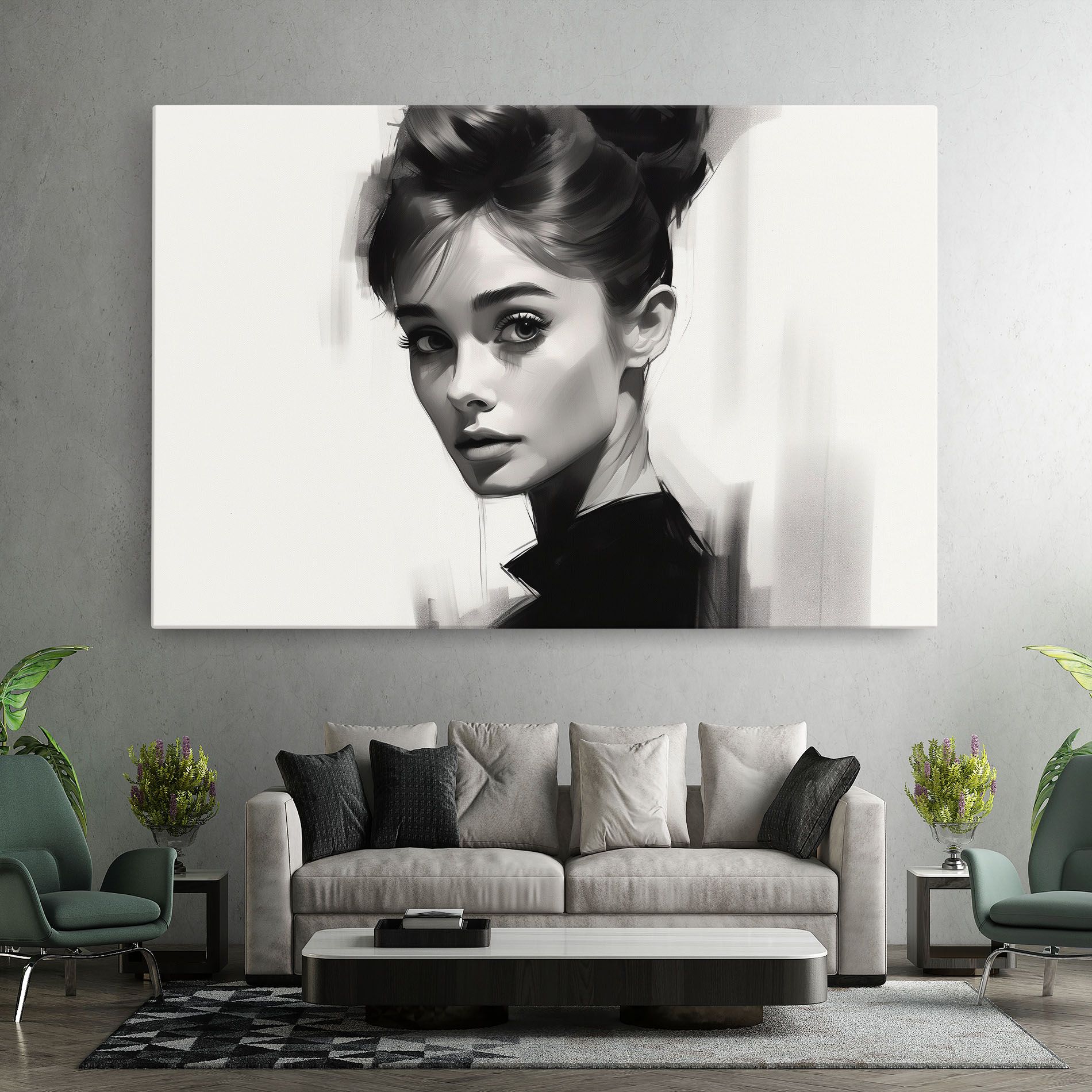 Hepburn Portrait mockup 7