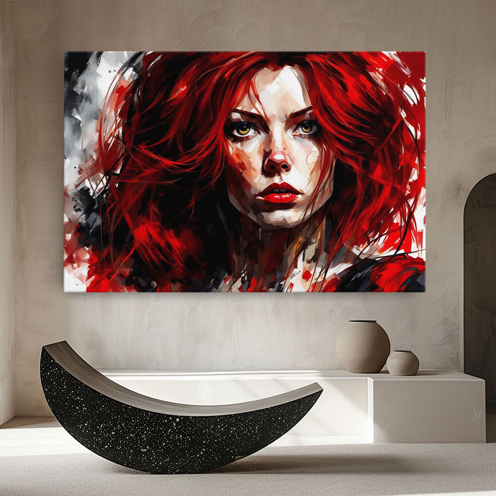 Red Hair Smoky Eyes mockup 8