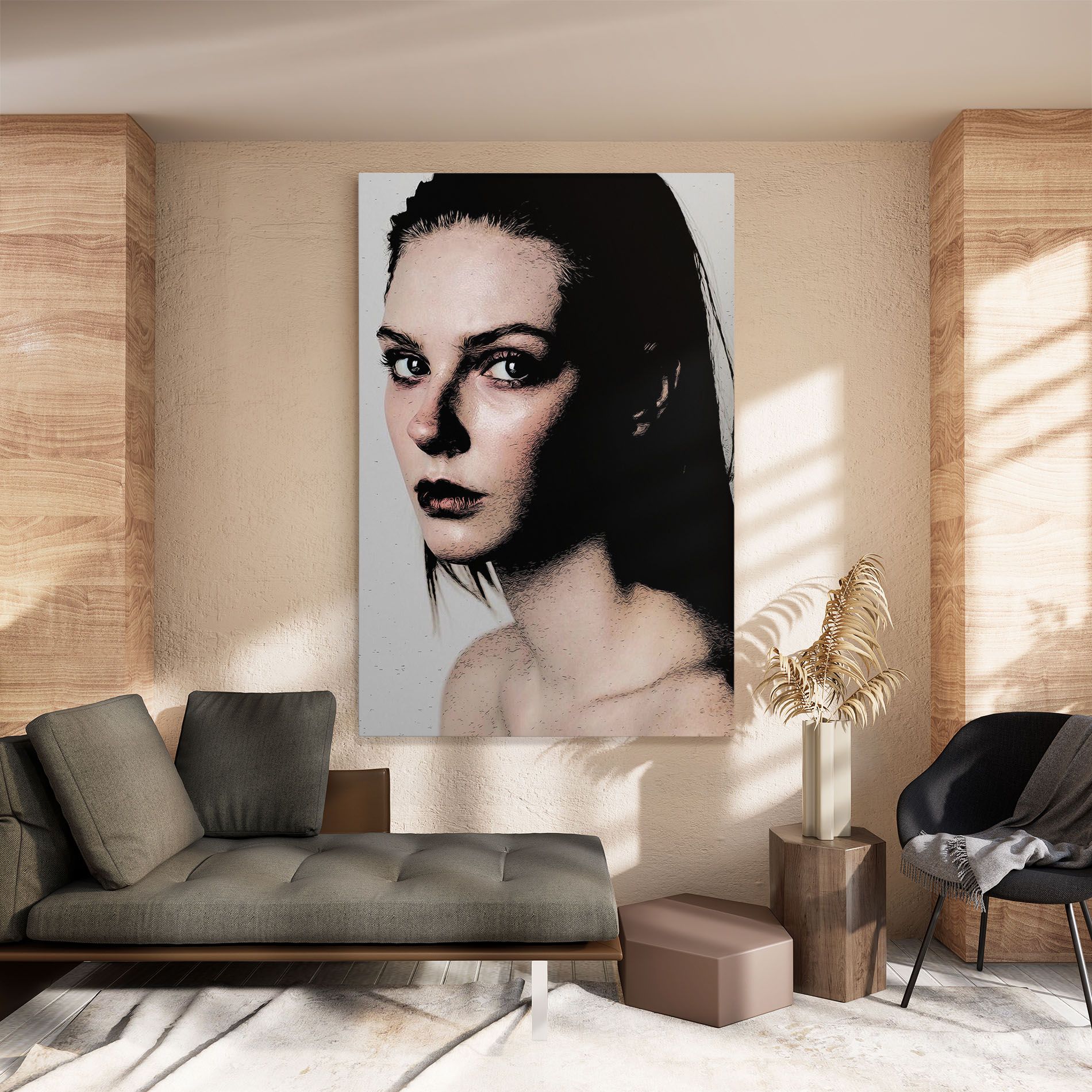 Big Eyes Portrait mockup 8